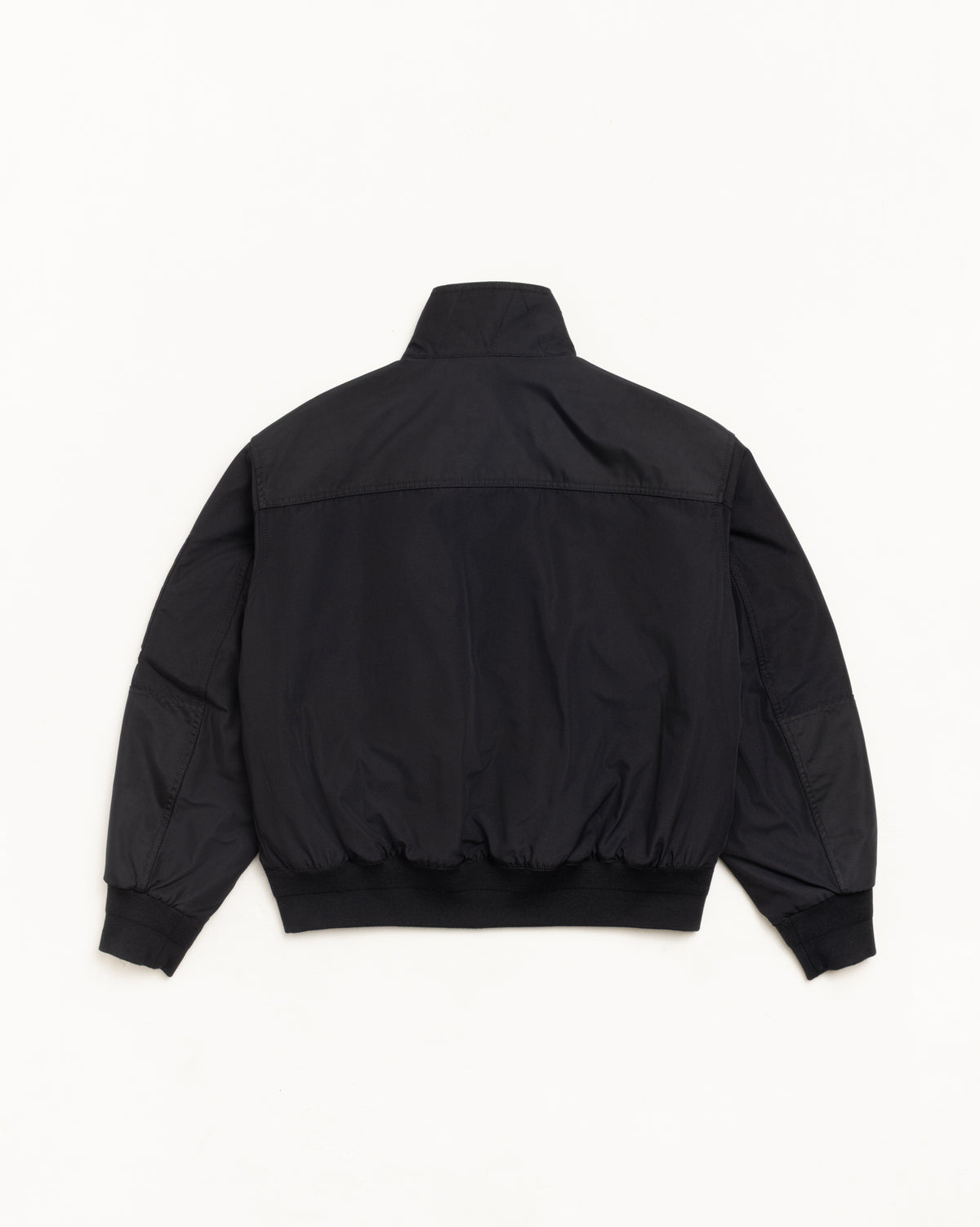 Mock Neck Flight Bomber – Black | Outerwear | Stüssy