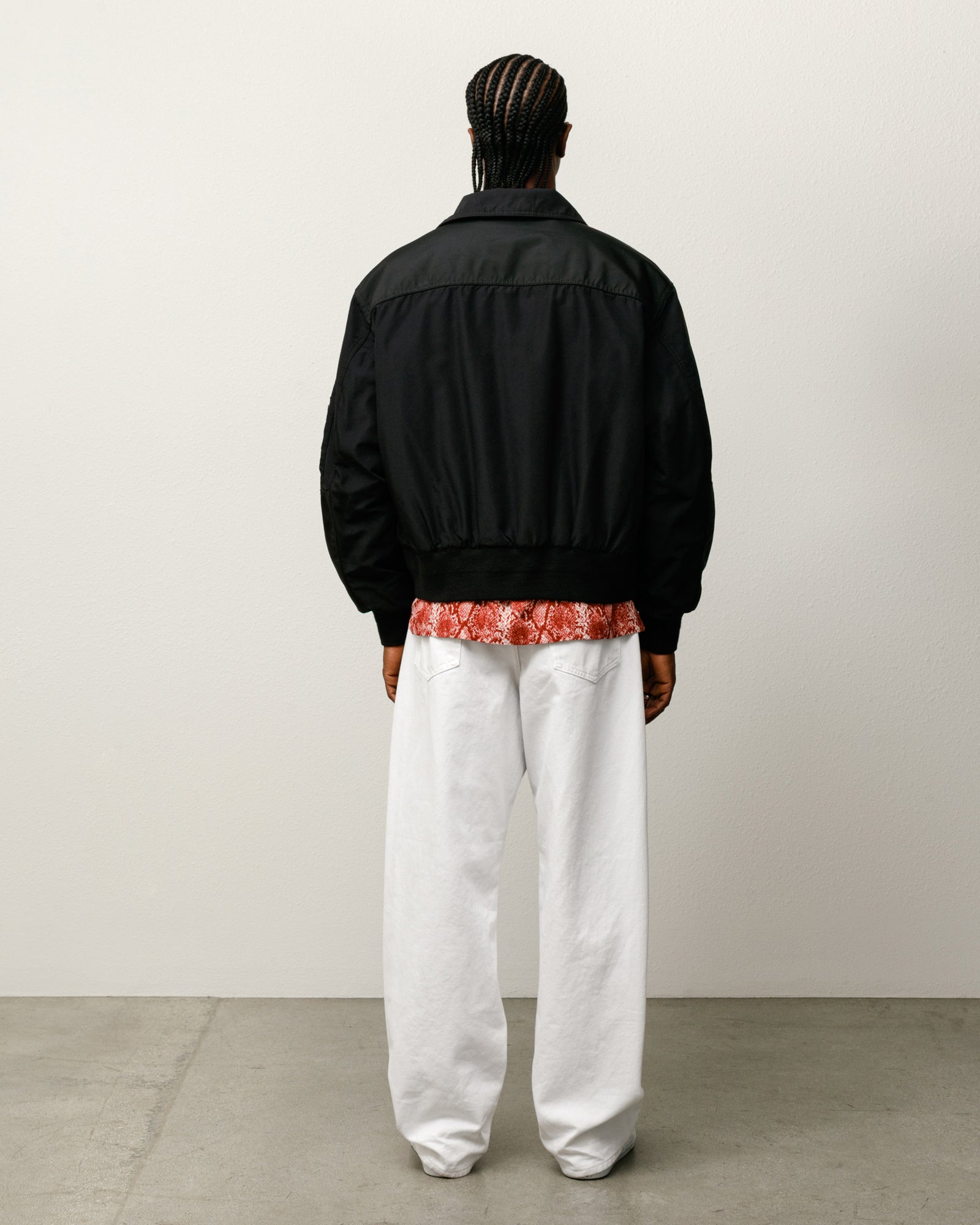 Mock Neck Flight Bomber - Black | Outerwear | Stüssy