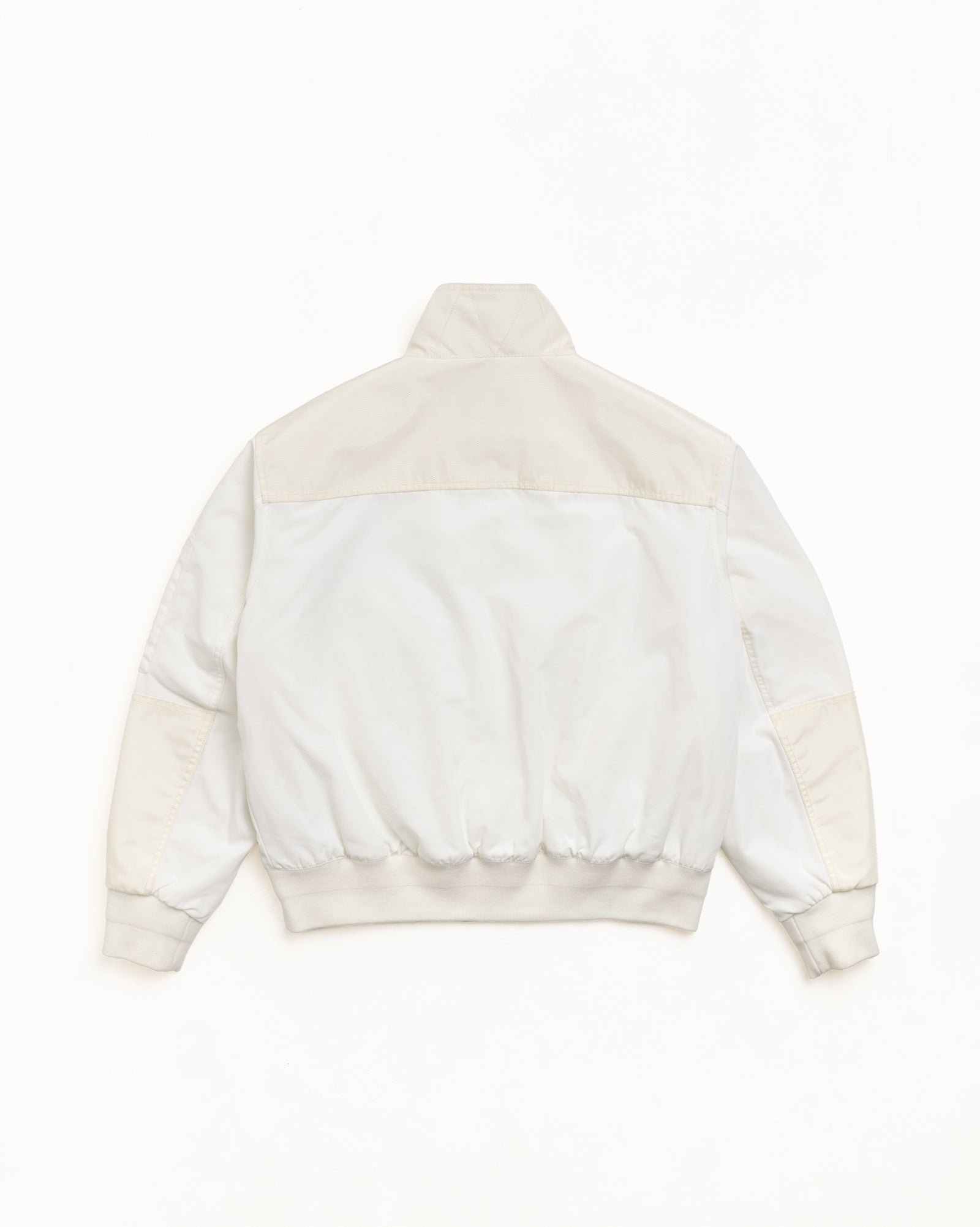 Mock Neck Flight Bomber – White | Outerwear | Stüssy
