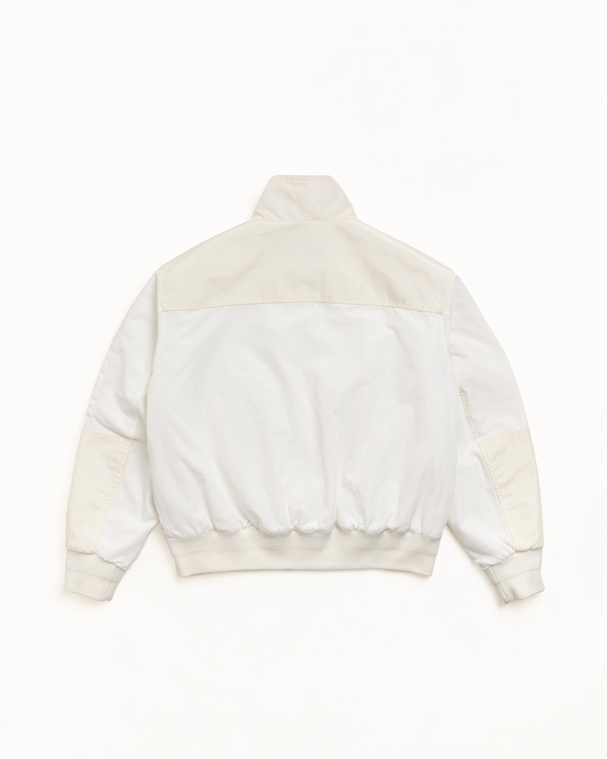 Mock Neck Flight Bomber – White | Outerwear | Stüssy