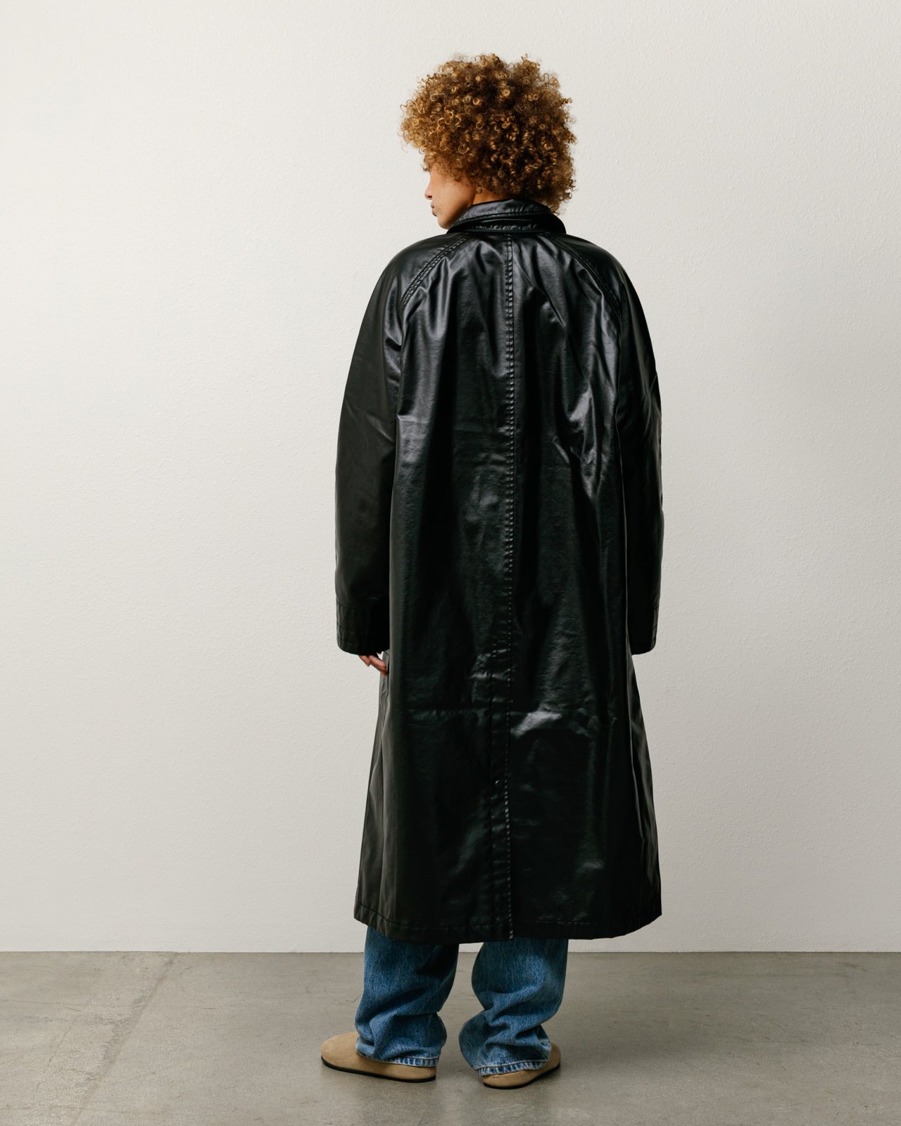 Coated Field Coat – Black | Outerwear | Stüssy