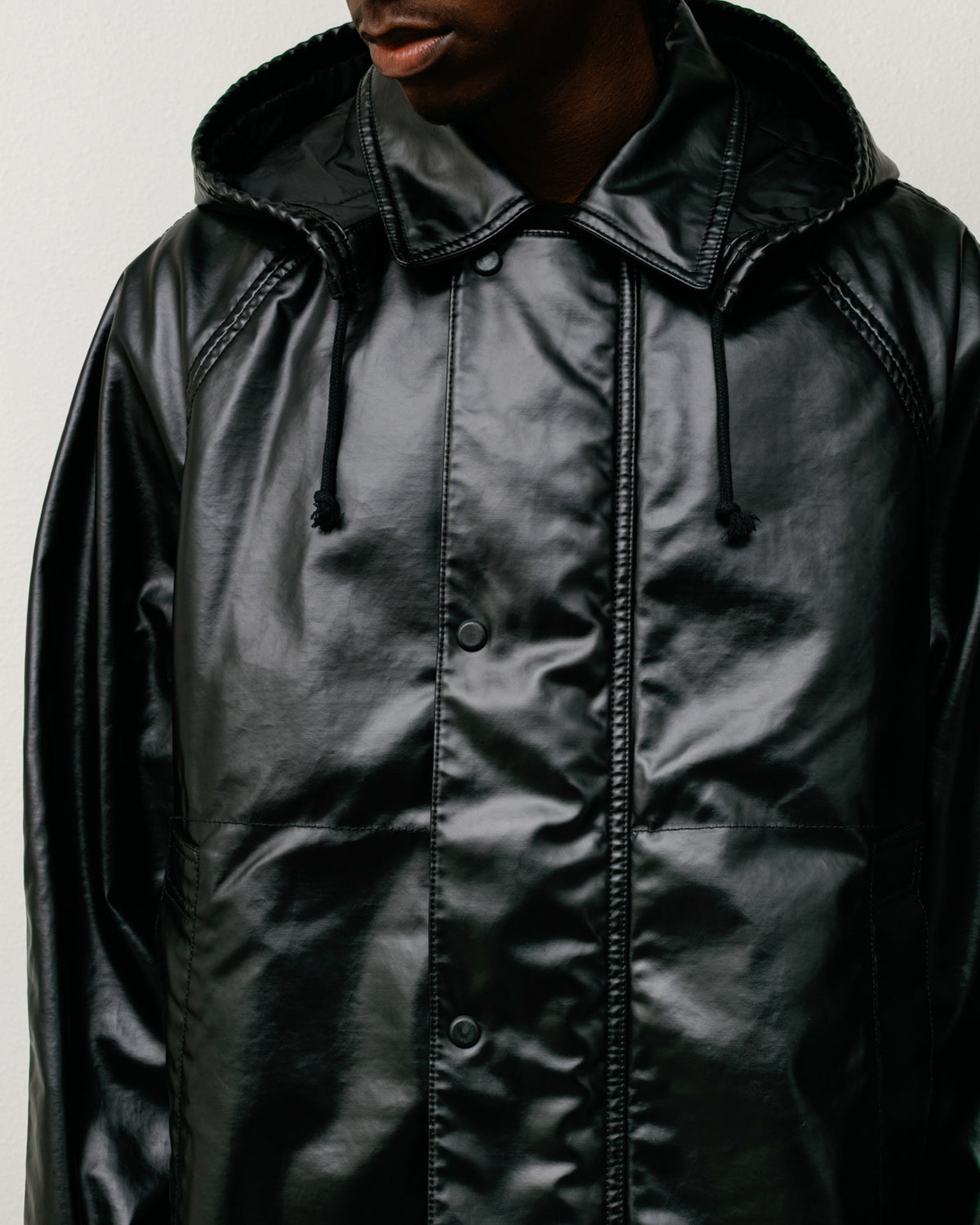 Coated Field Coat – Black | Outerwear | Stüssy