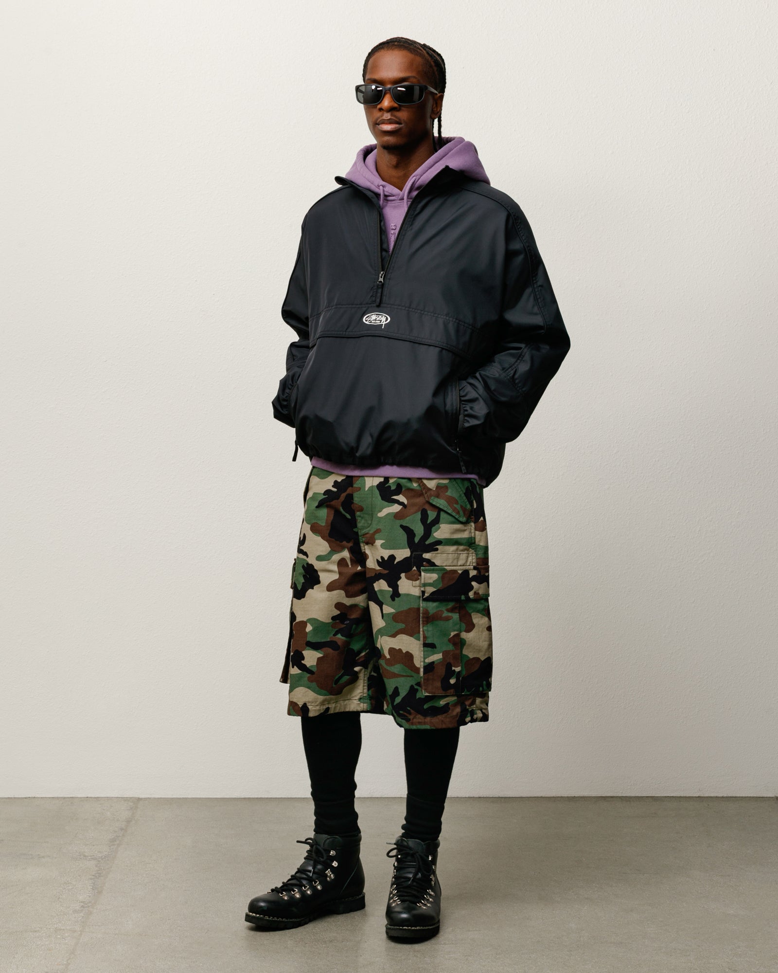 Lightweight Pullover Jacket – Black | Outerwear | Stüssy