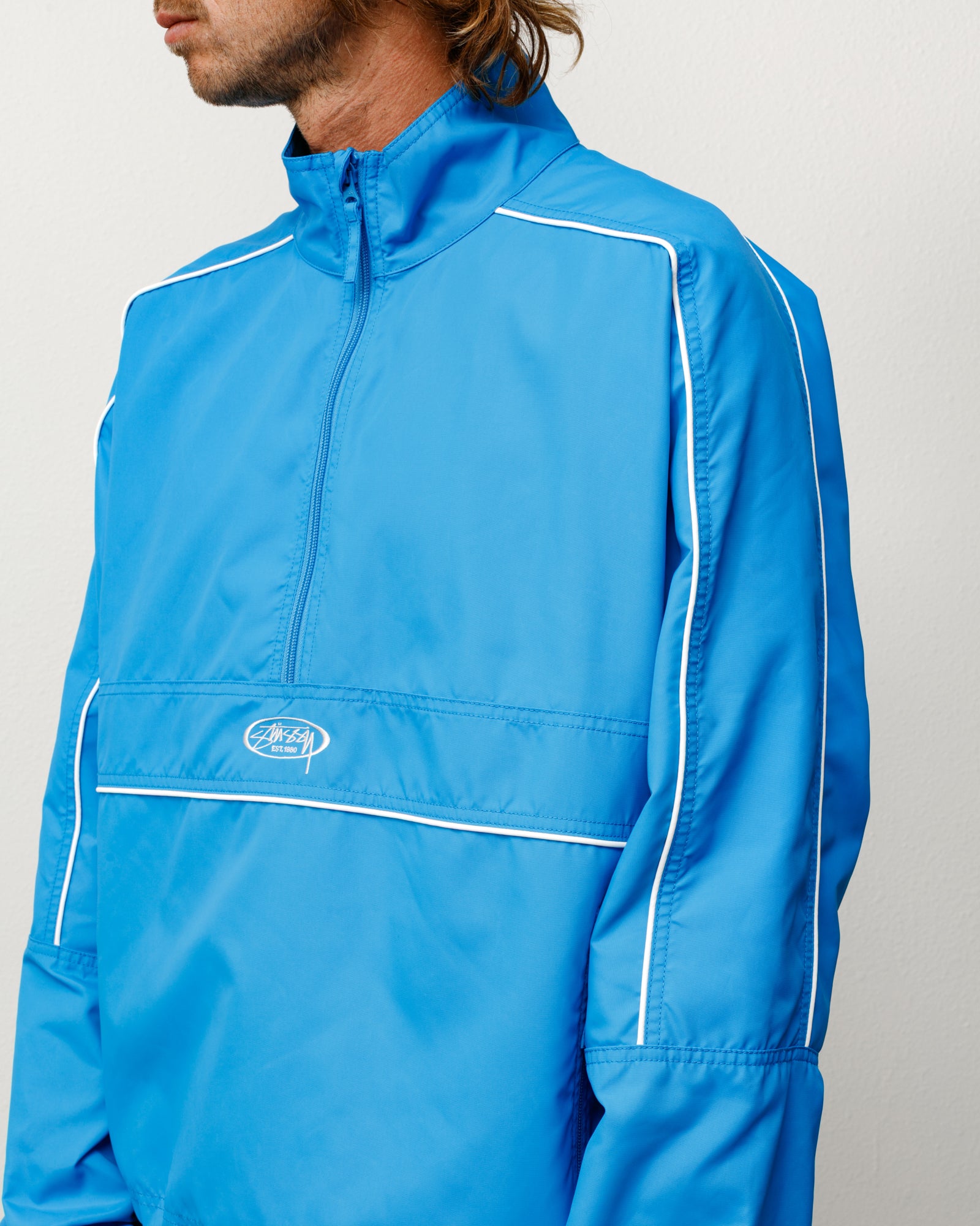 Lightweight Pullover Jacket – Blue | Outerwear | Stüssy