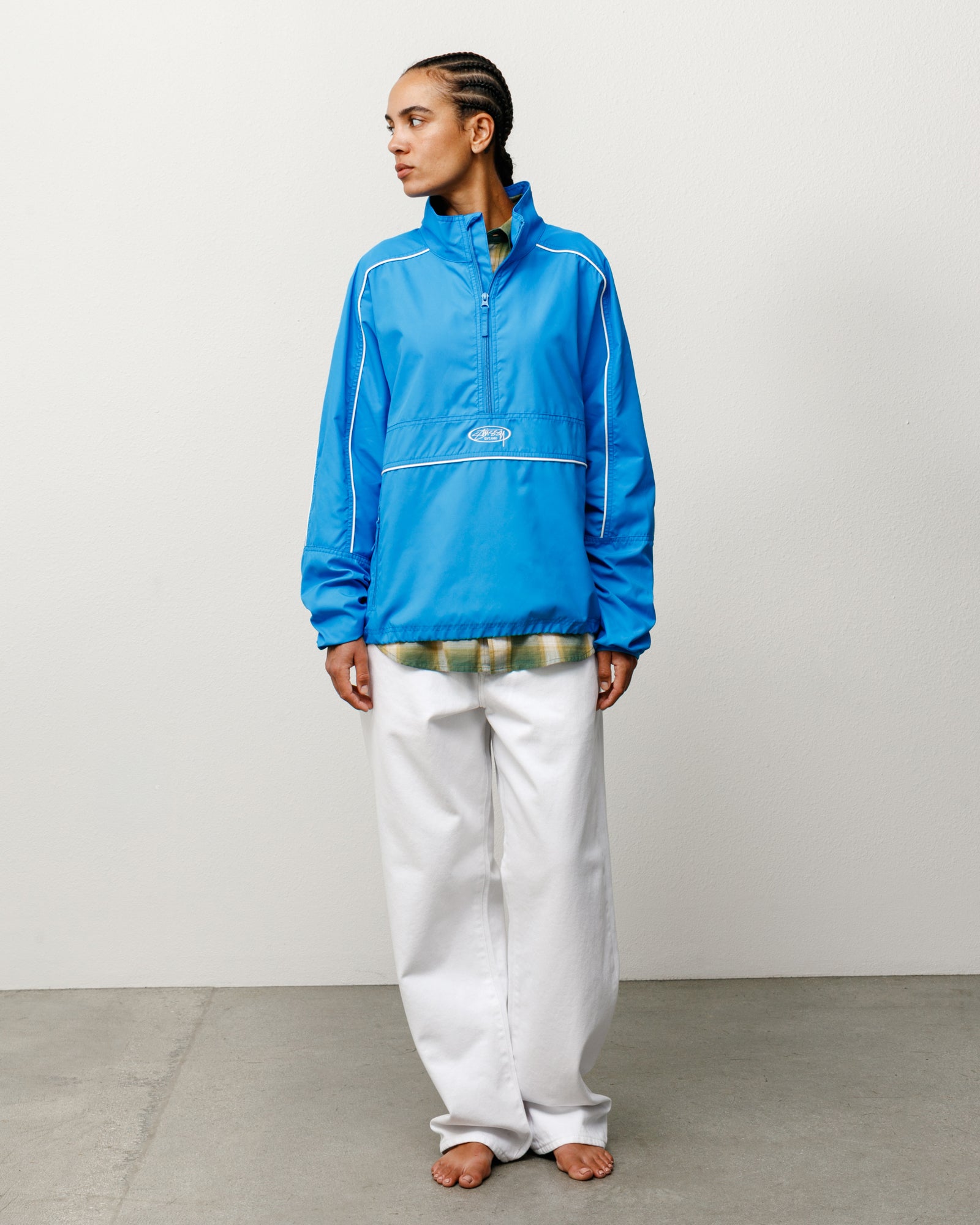 Lightweight Pullover Jacket – Blue | Outerwear | Stüssy