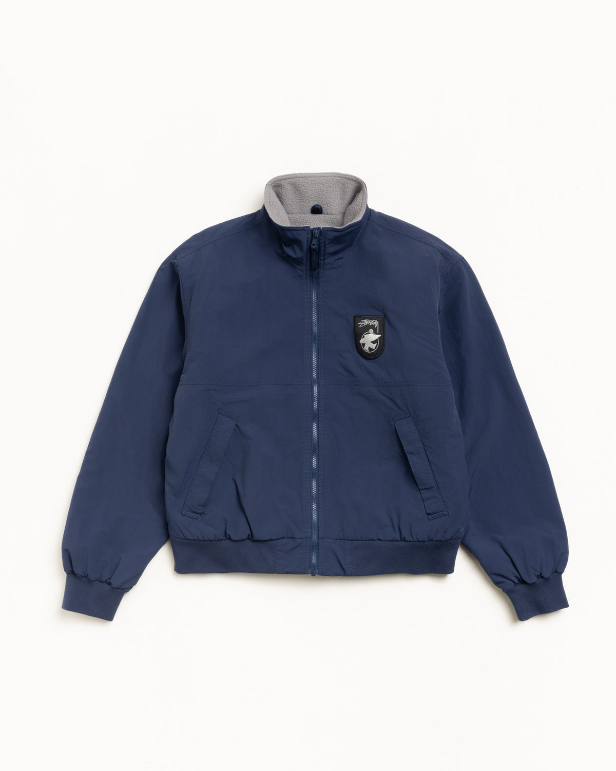 Polar Fleece Lined Jacket – Navy | Outerwear | Stüssy