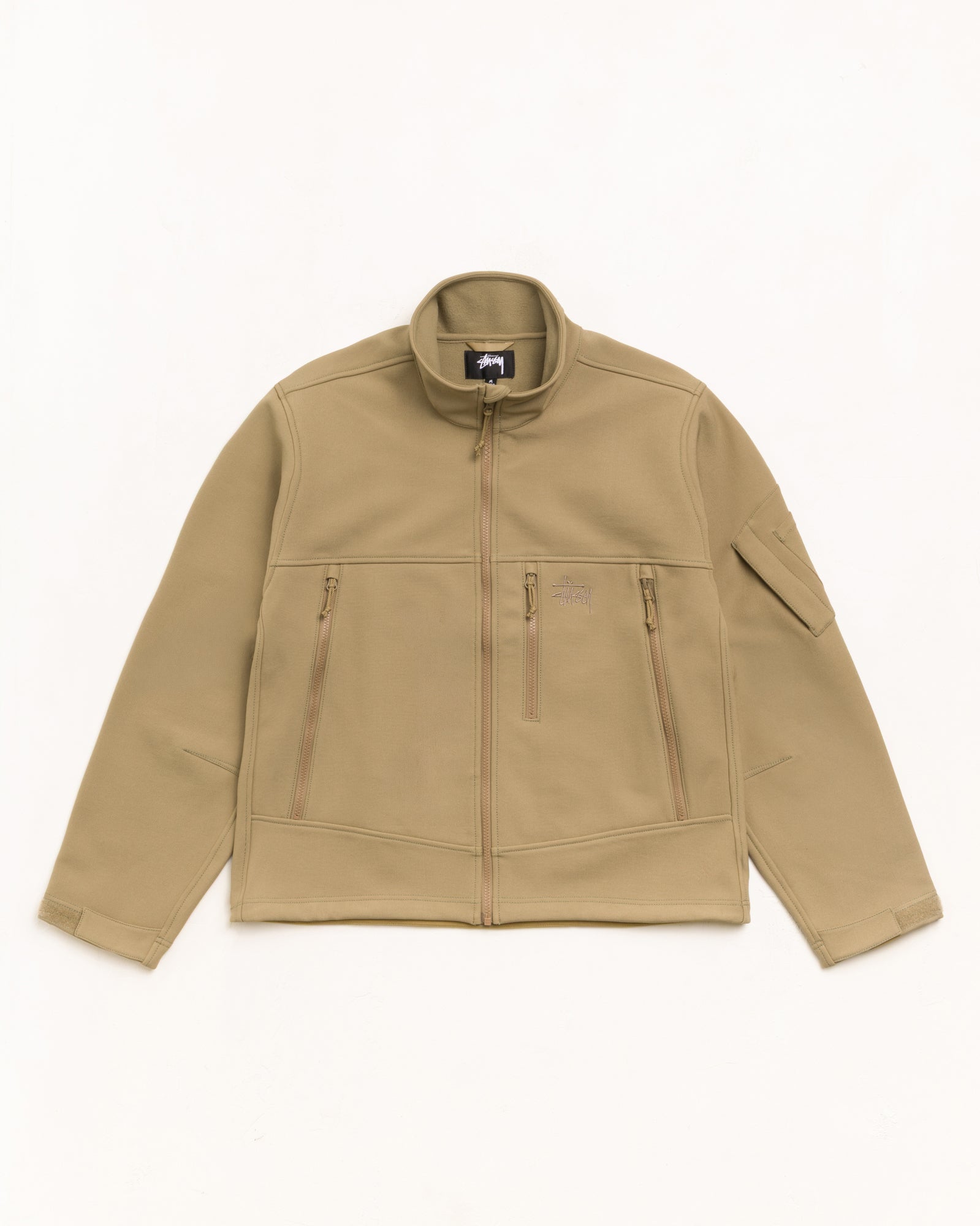 Soft Shell Jacket Unisex Long Sleeve In Coyote