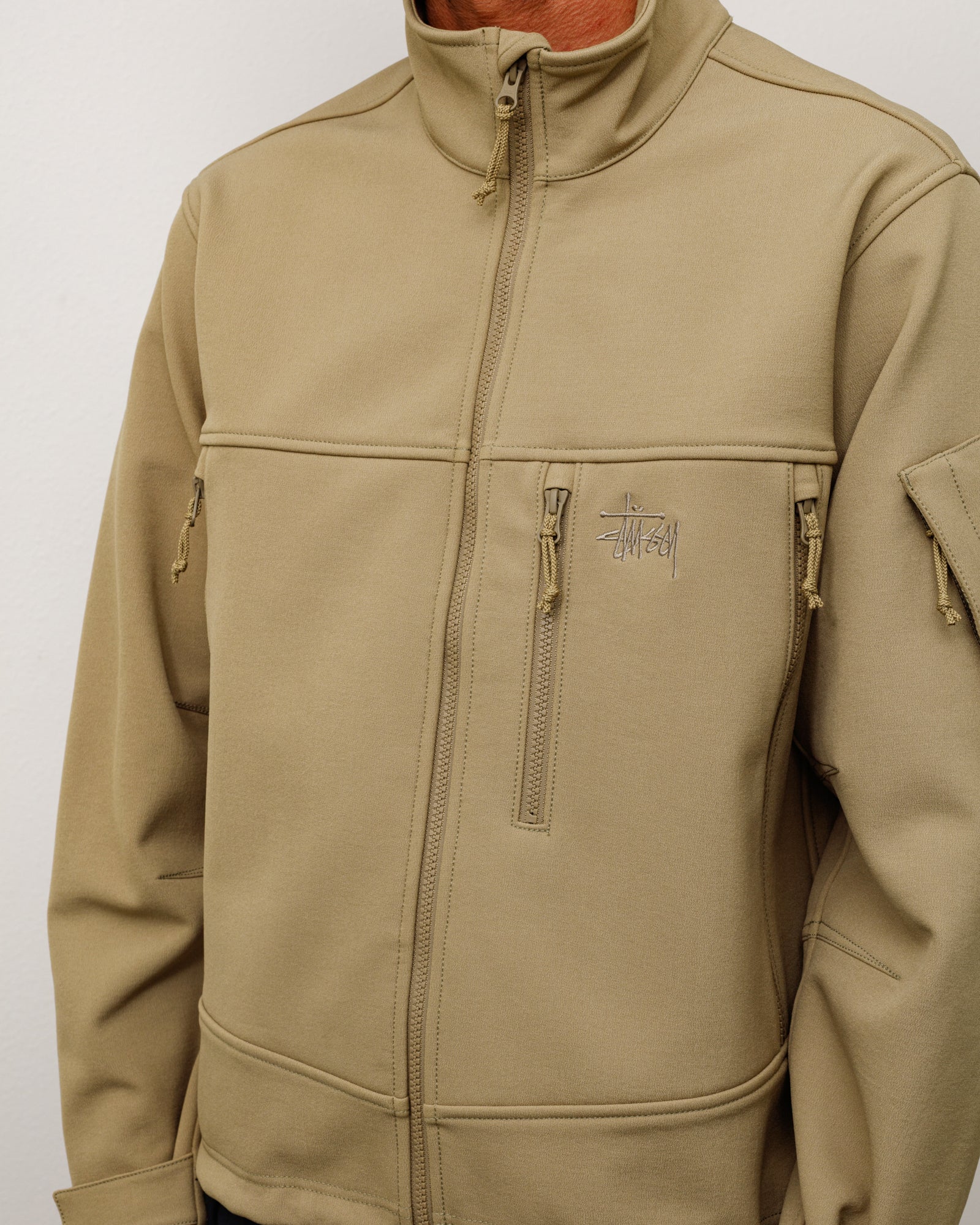Soft Shell Jacket Unisex Long Sleeve In Coyote