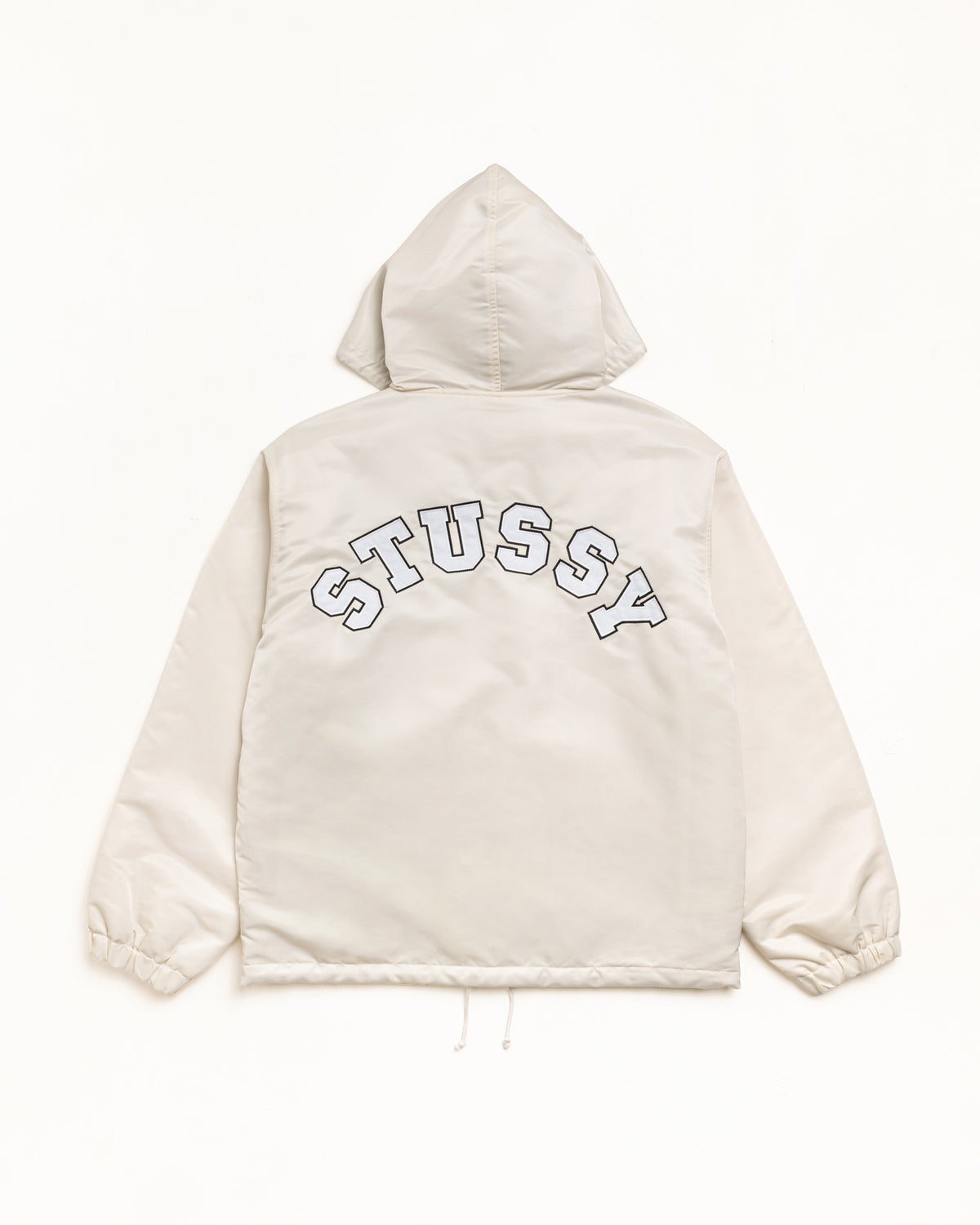 Hooded Coaches Jacket – Bone | Outerwear | Stüssy