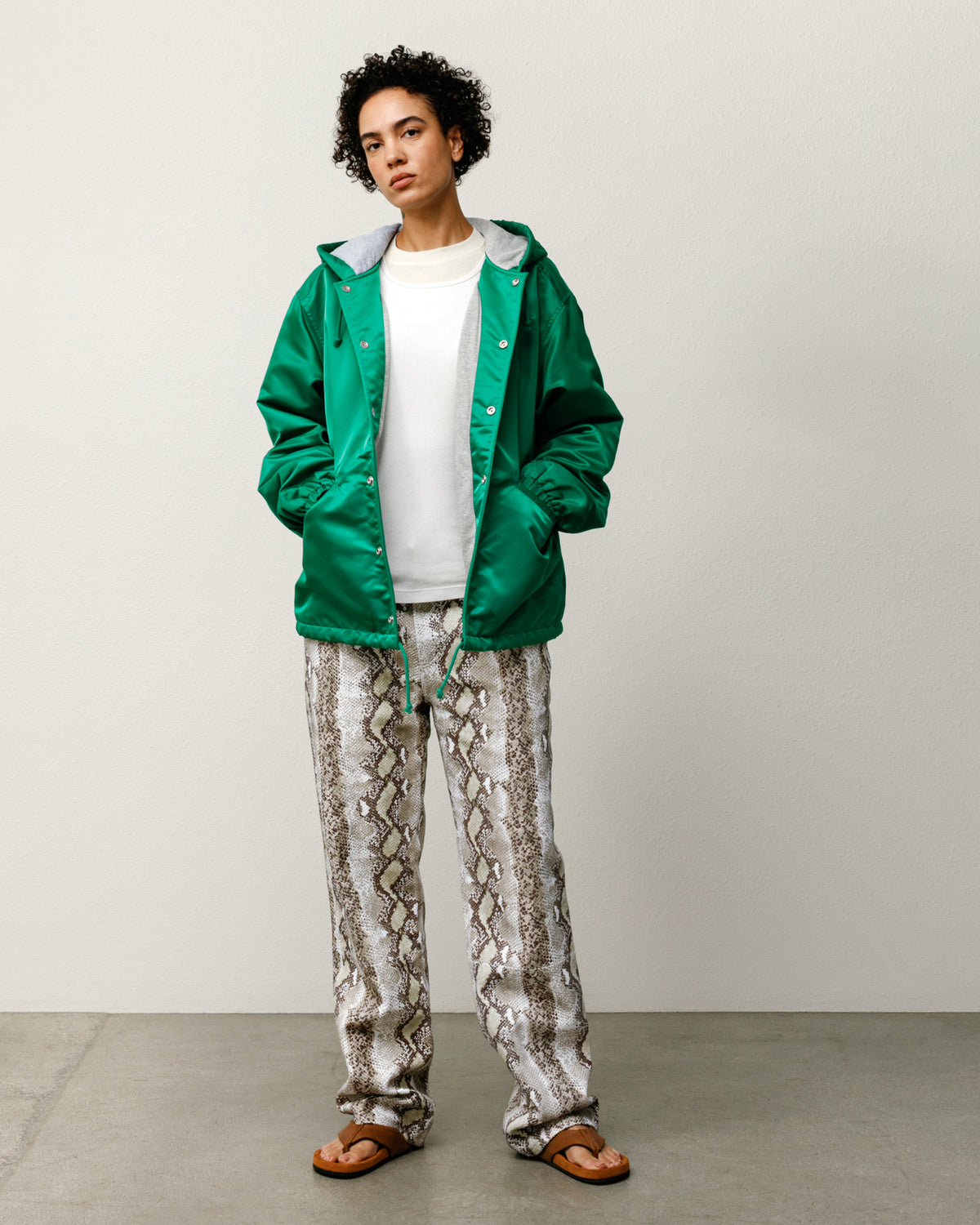 Hooded Coaches Jacket – Green | Outerwear | Stüssy