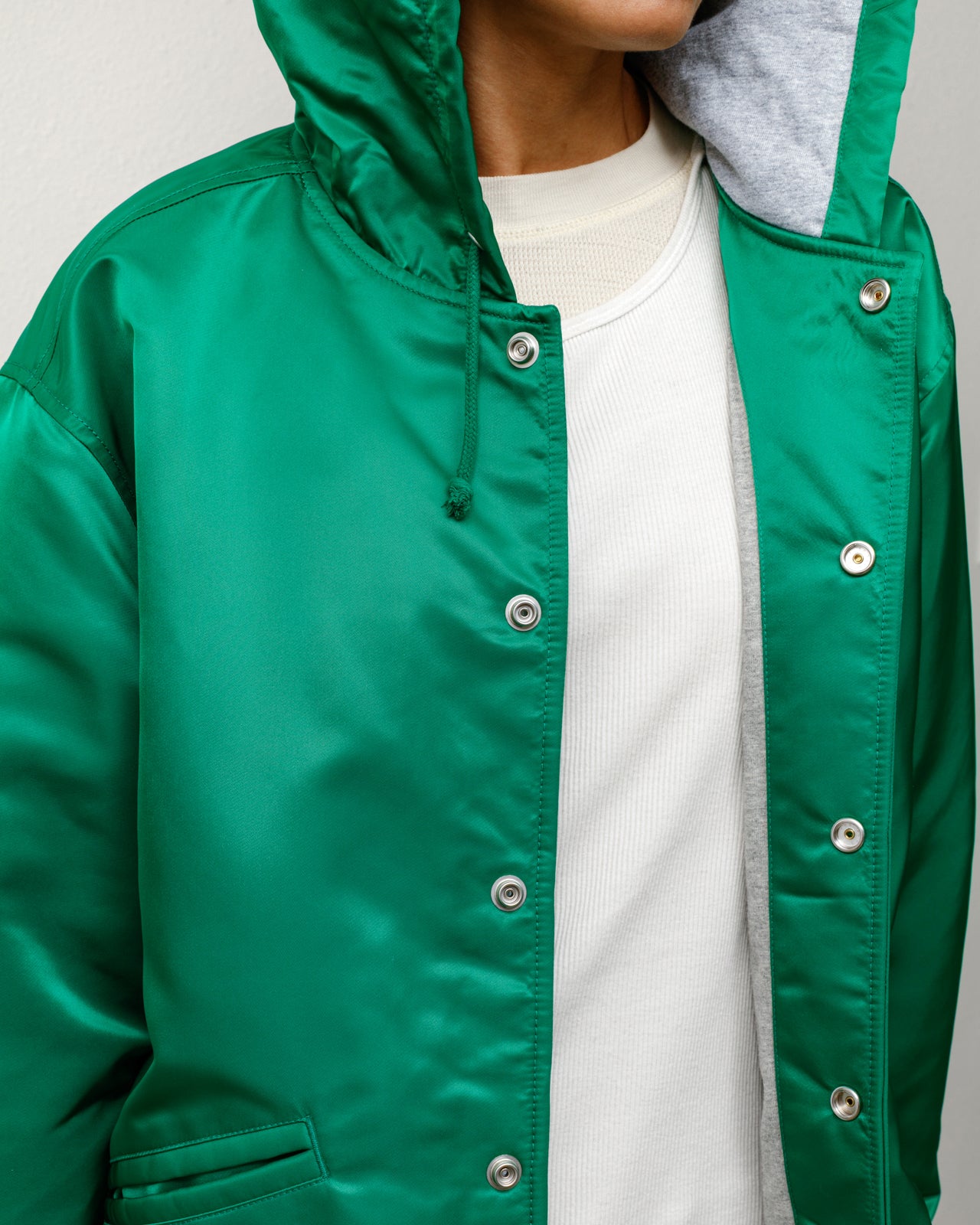 Hooded Coaches Jacket – Green | Outerwear | Stüssy