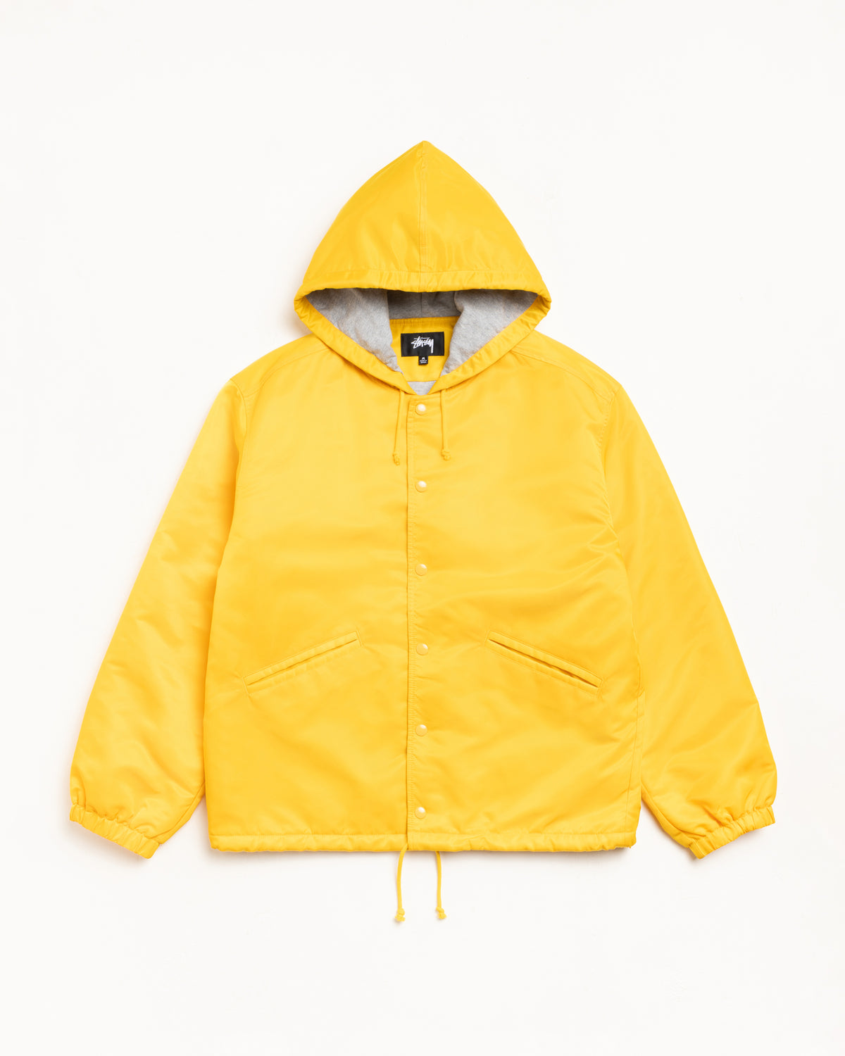 Hooded Coaches Jacket – Yellow | Outerwear | Stüssy