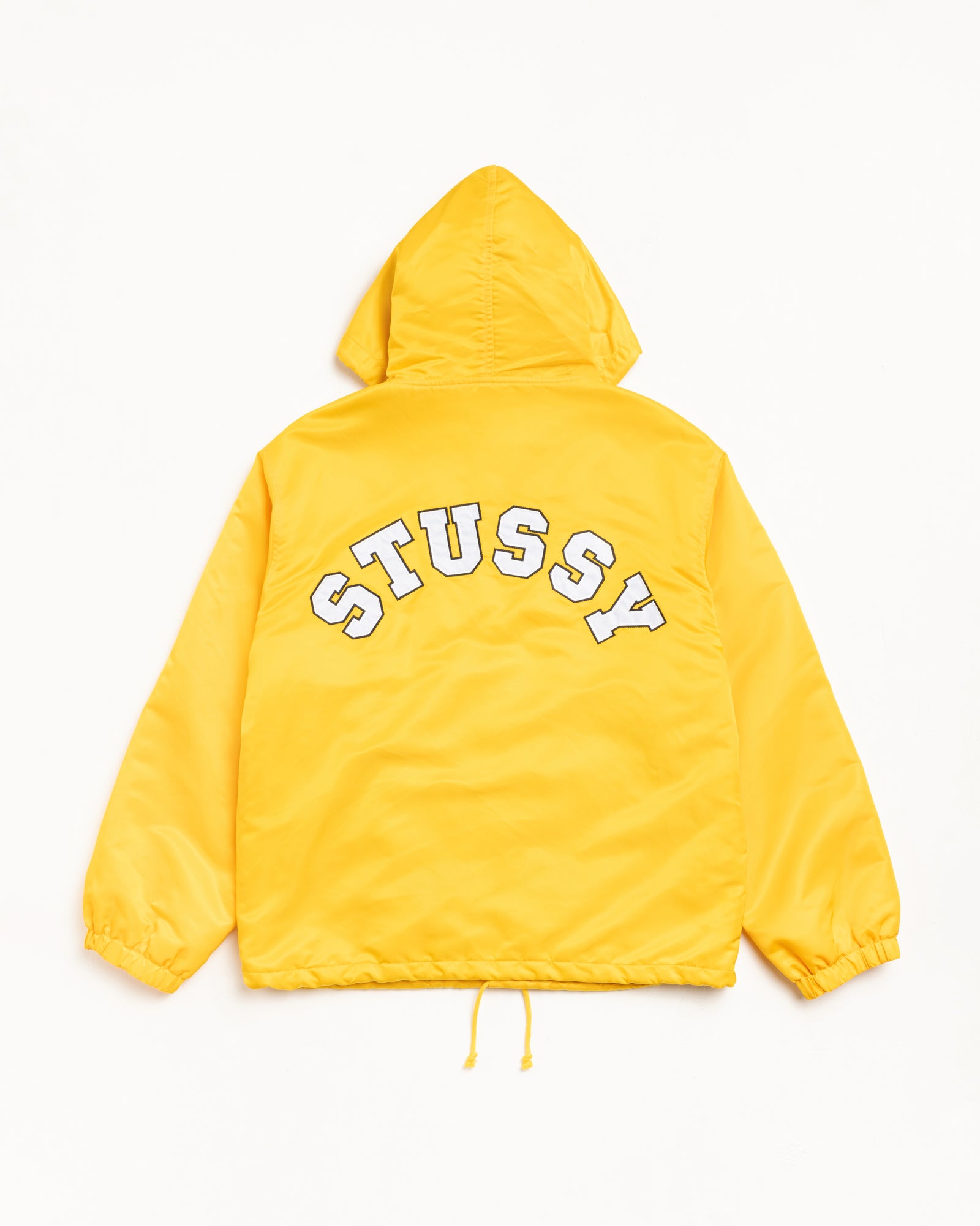 Hooded Coaches Jacket – Yellow | Outerwear | Stüssy