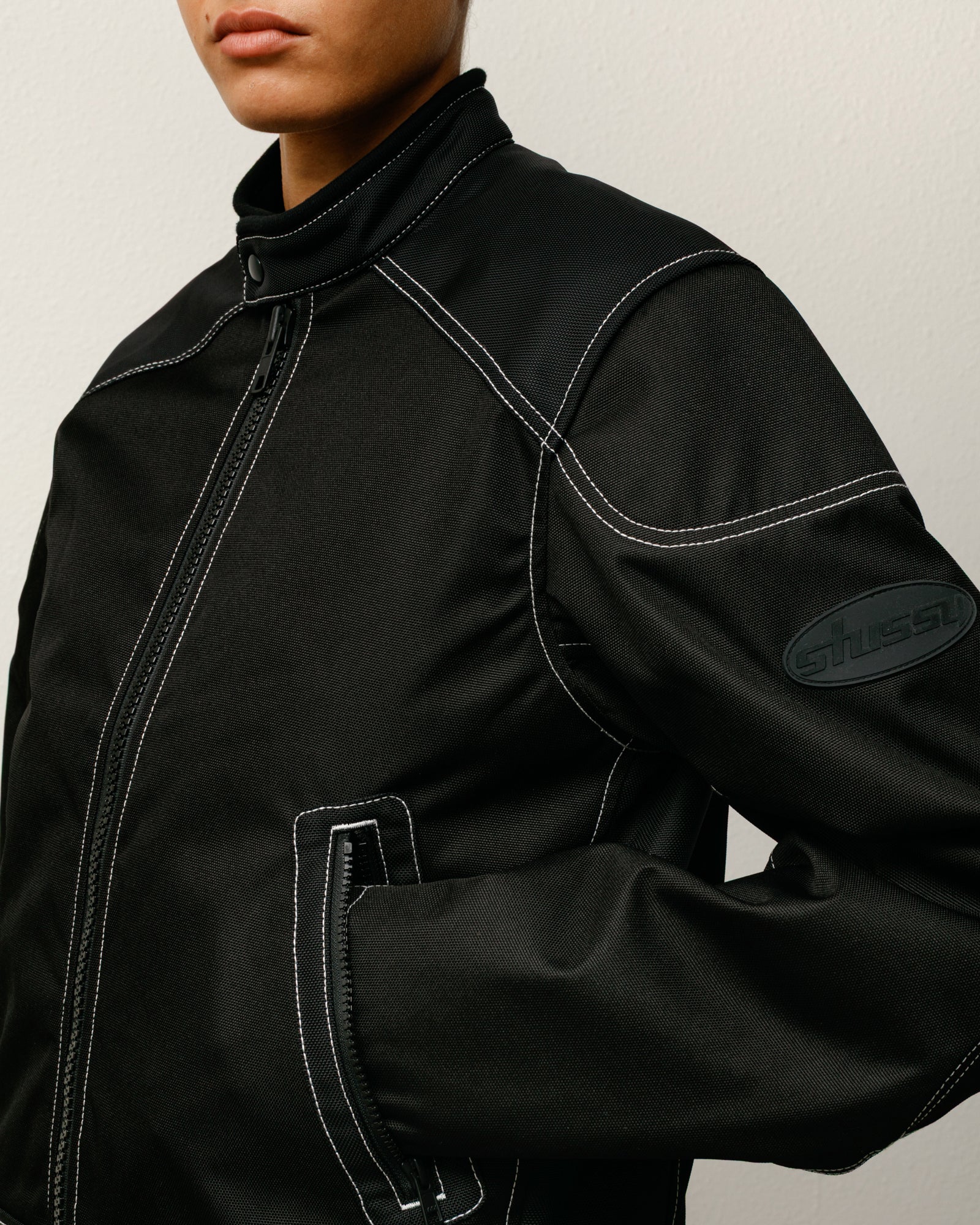 最終値下げ‼️STUSSY 23SS TWILL MOTO ZIP JACKET Moto Jacket – Navy | Outerwear | Stüssy