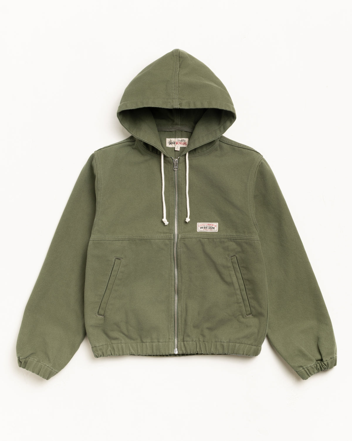 Work Jacket Unlined Canvas – Olive | Outerwear | Stüssy