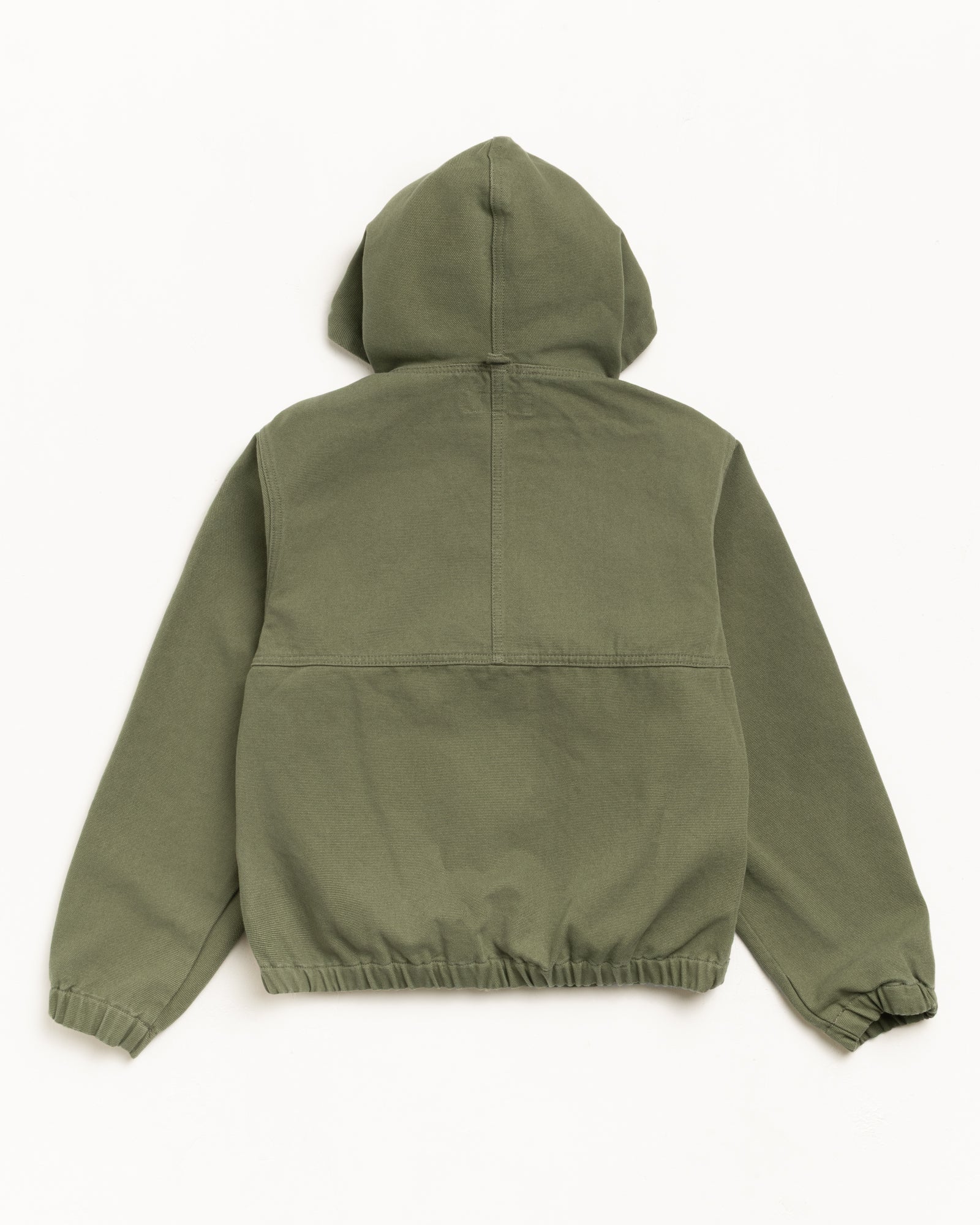 Work Jacket Unlined Canvas Mens Long Sleeve In Olive