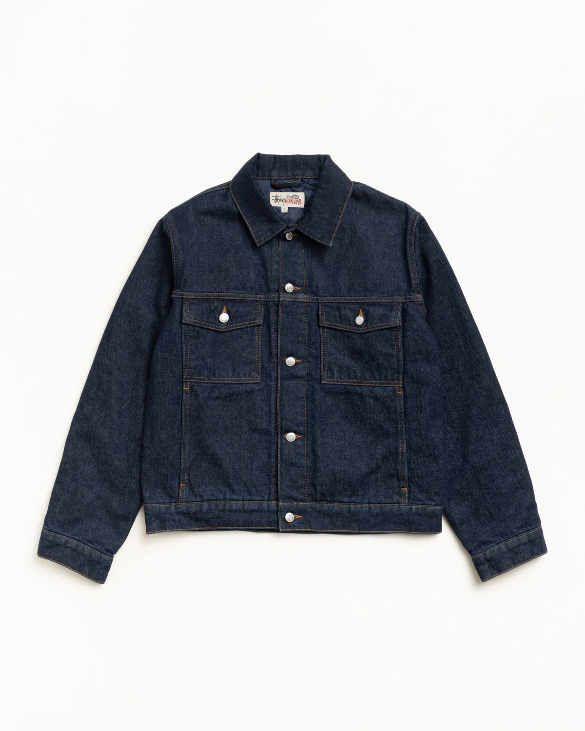 Lined Denim Trucker – Rinsed Indigo | Outerwear | Stüssy
