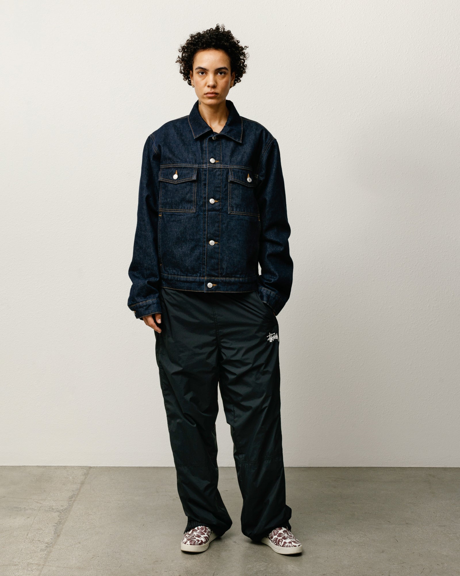 最終価格 stussy Dyed Trucker Jacket Mサイズ Stussy x Levi's Dyed Jacquard Jacket Black Men's - FW23 - US