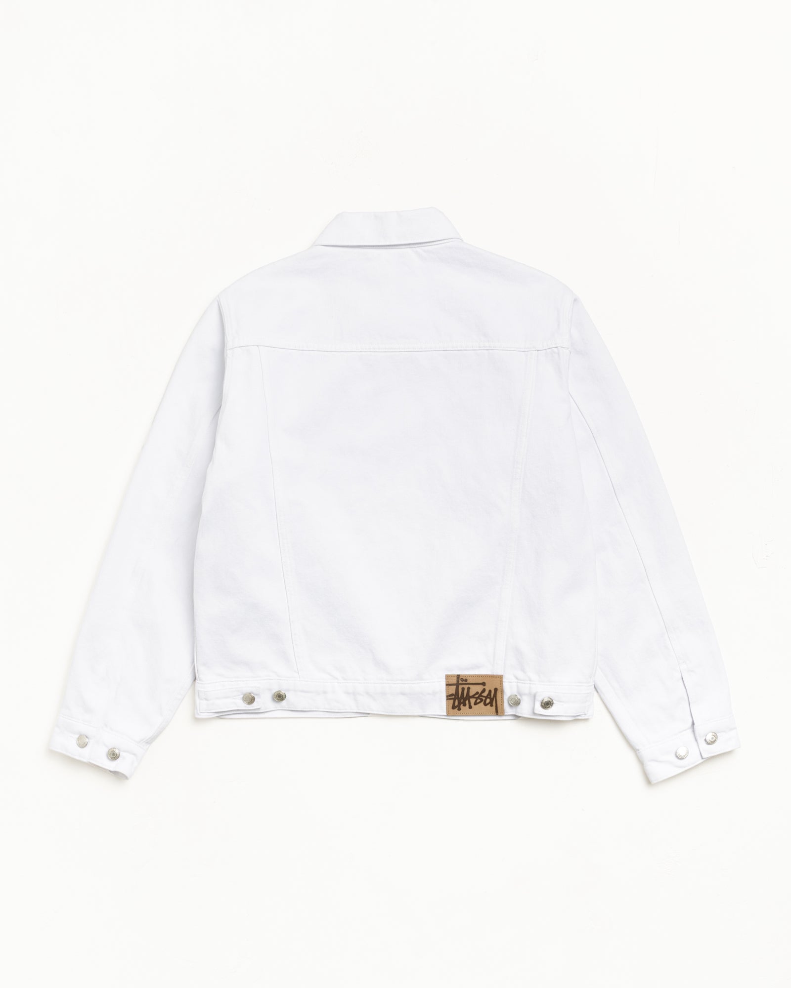 Lined Denim Trucker – White | Outerwear | Stüssy
