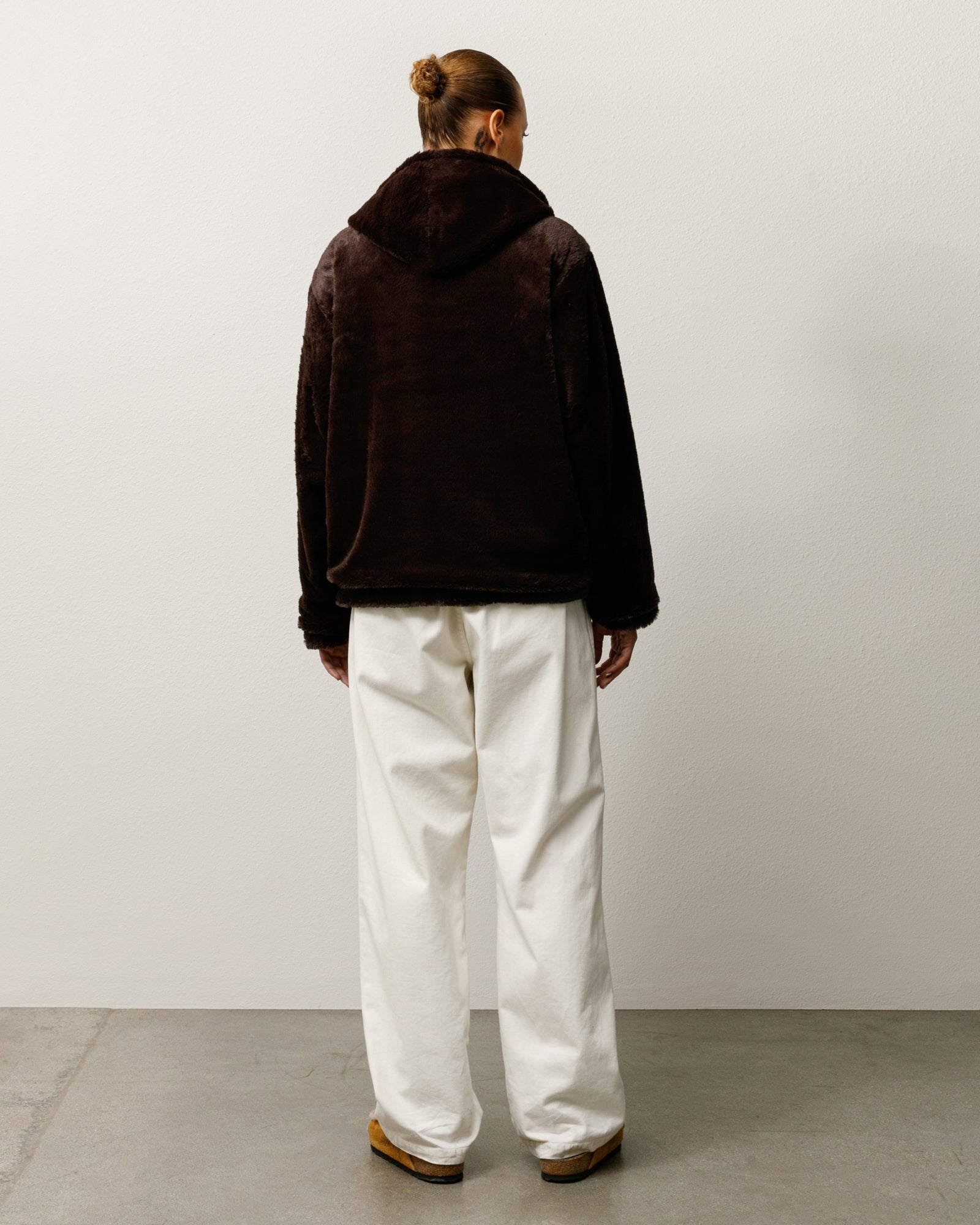 Reversible Hooded Jacket – Brown | Outerwear | Stüssy