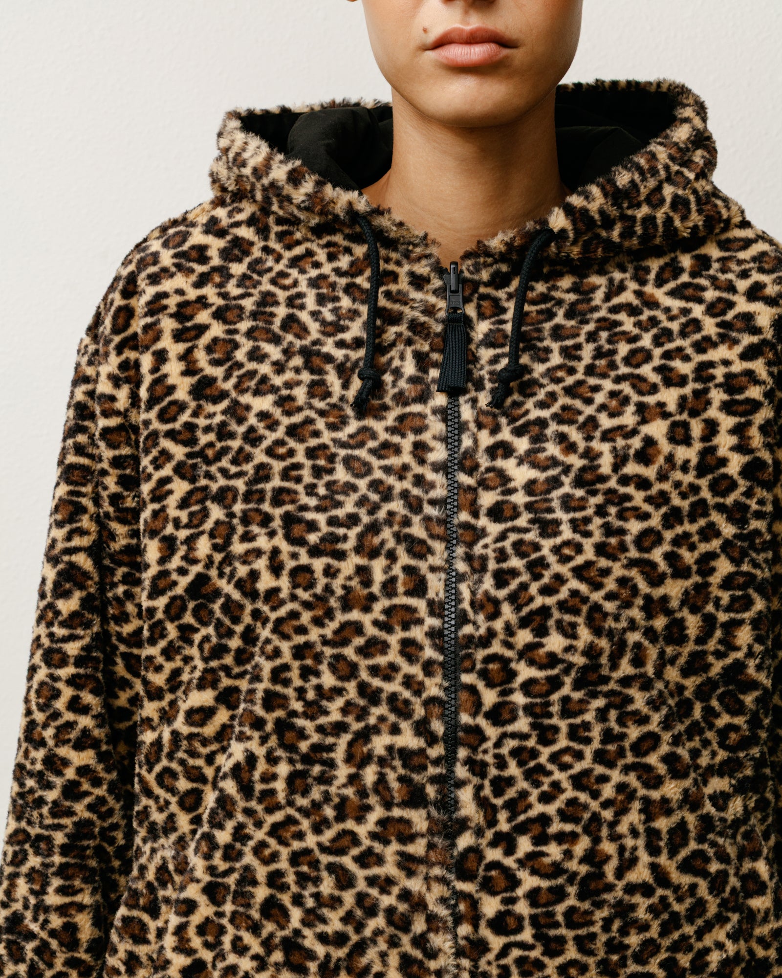 Reversible Hooded Jacket – Leopard | Outerwear | Stüssy
