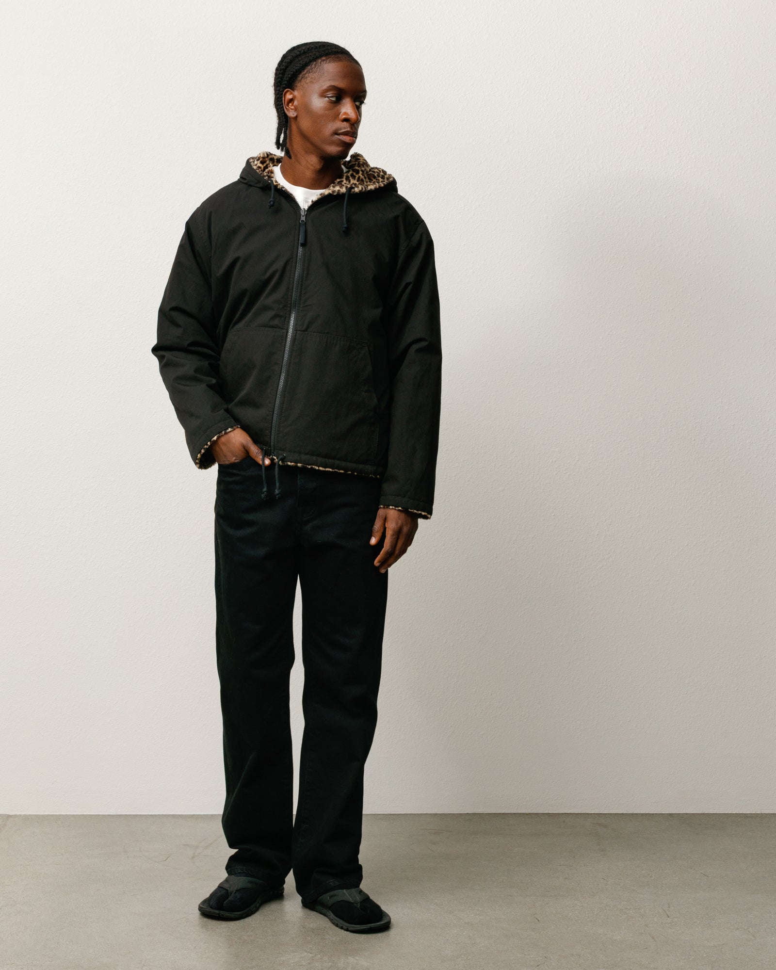 Reversible Hooded Jacket – Leopard | Outerwear | Stüssy