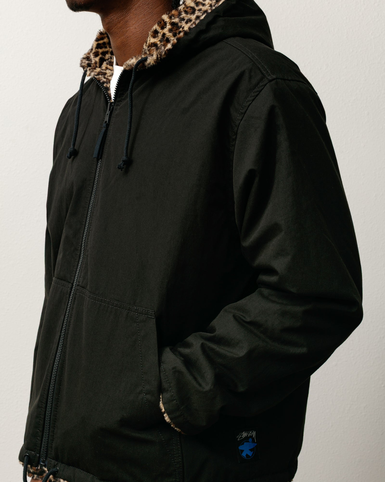 Reversible Hooded Jacket – Leopard | Outerwear | Stüssy