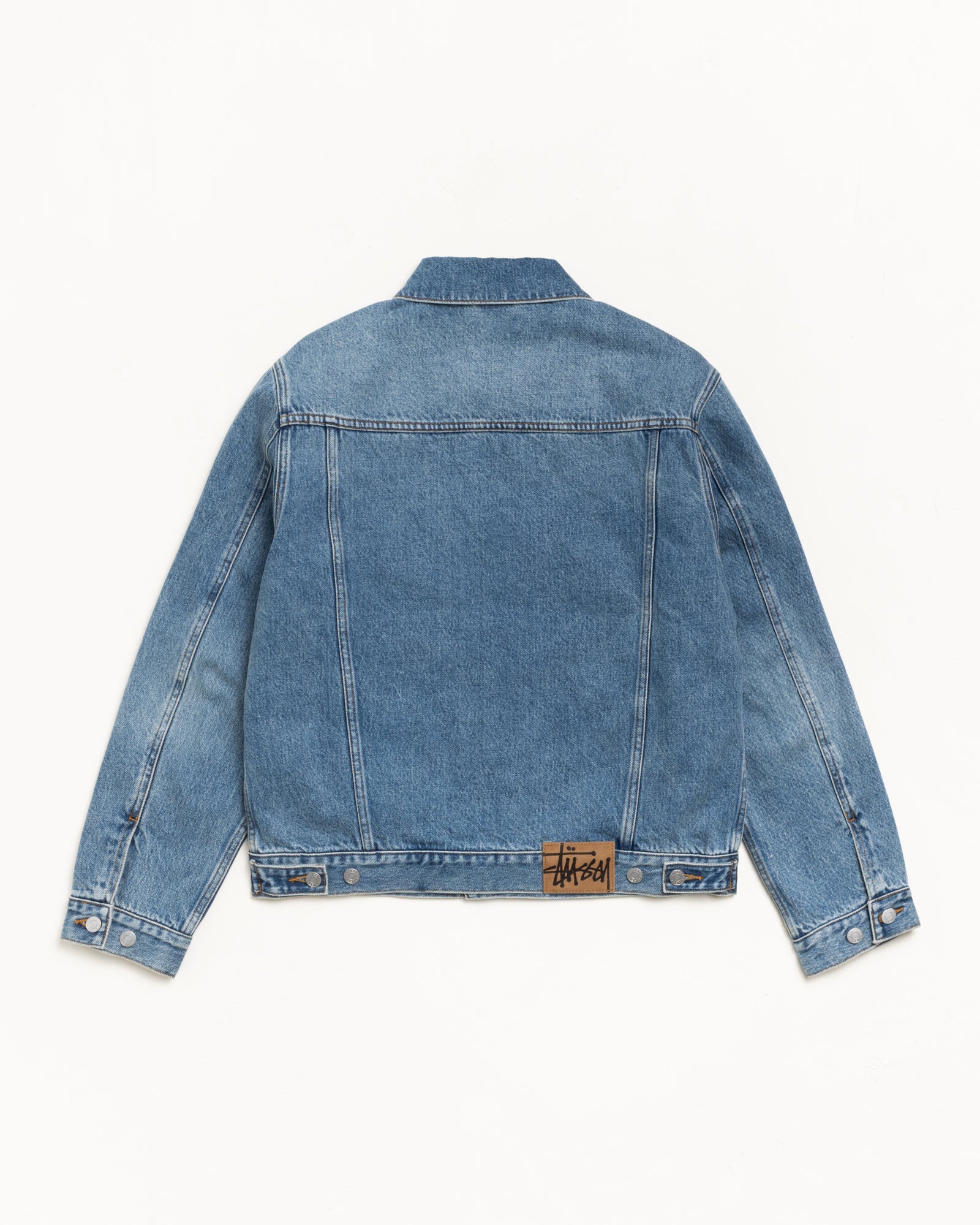 Lined Denim Trucker – Indigo Stone Wash | Outerwear | Stüssy