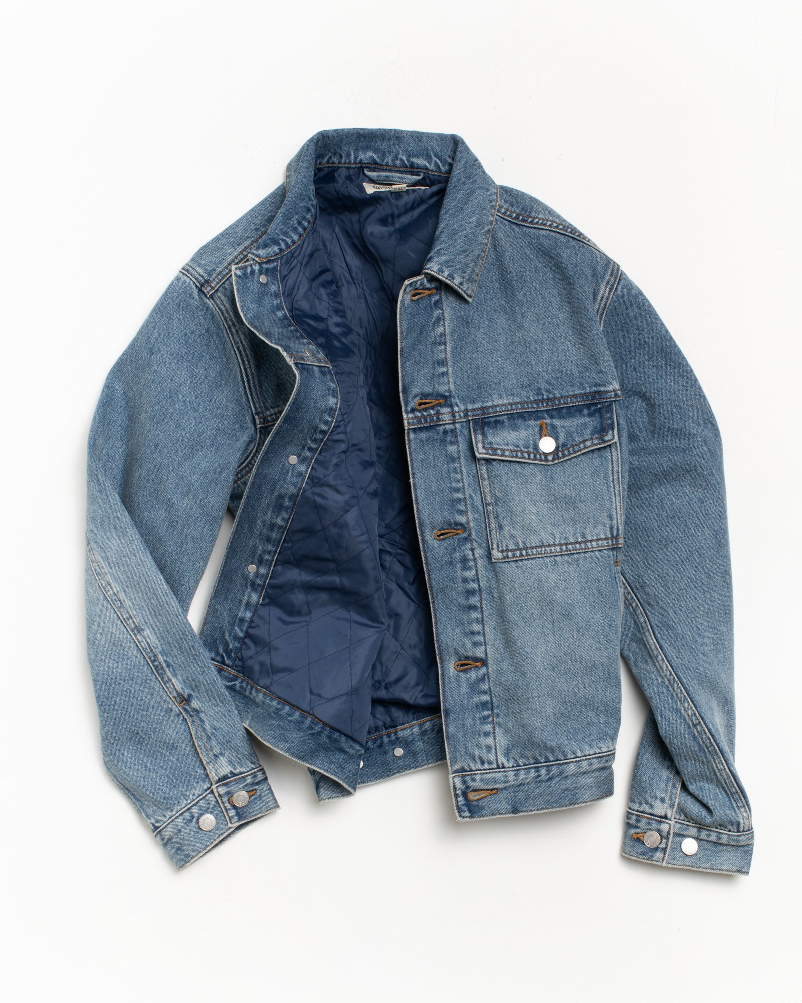 Lined Denim Trucker – Indigo Stone Wash | Outerwear | Stüssy