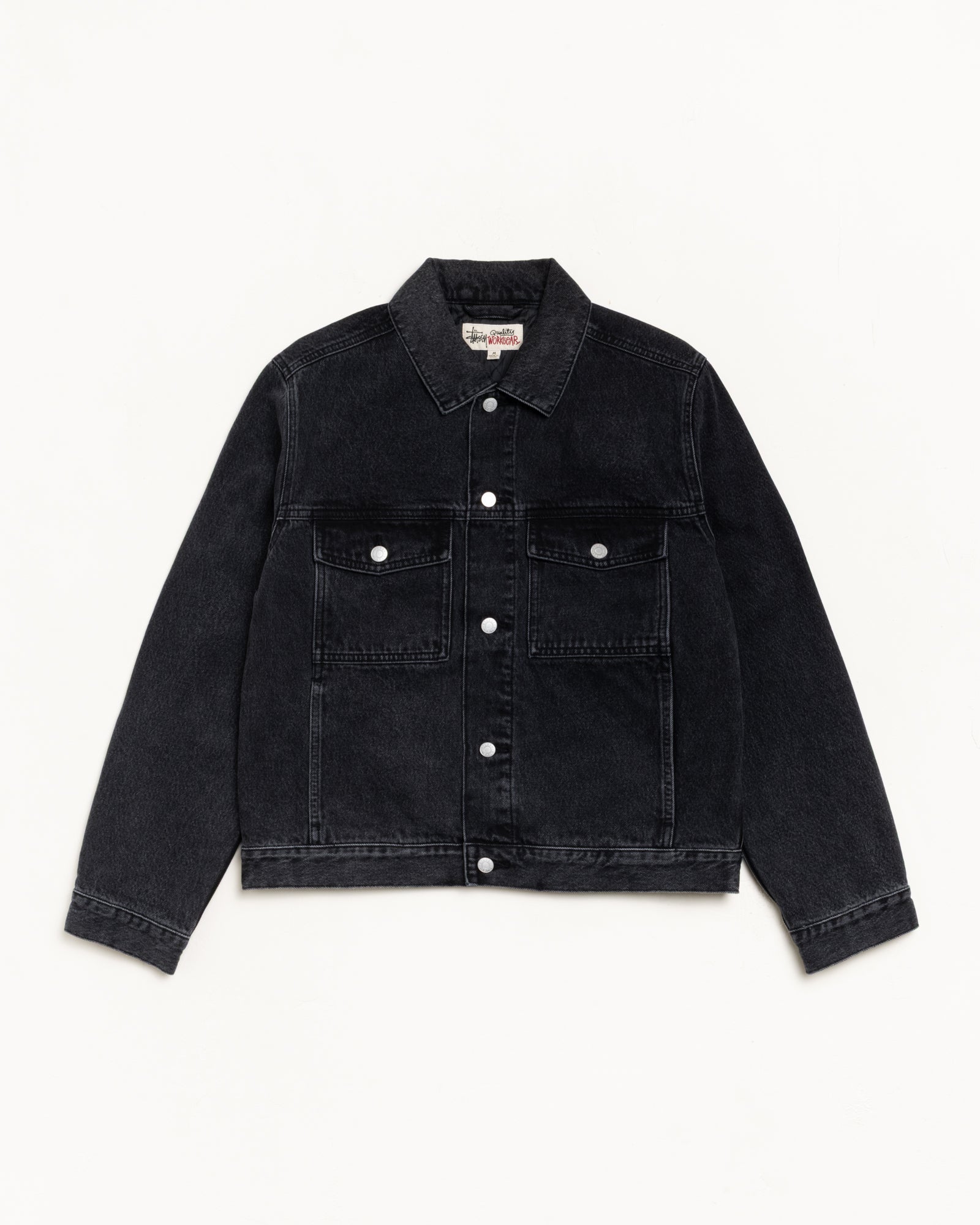 ✨希少✨ old stussy coverall black denim M Lined Denim Trucker – Vintage Black | Outerwear | Stüssy