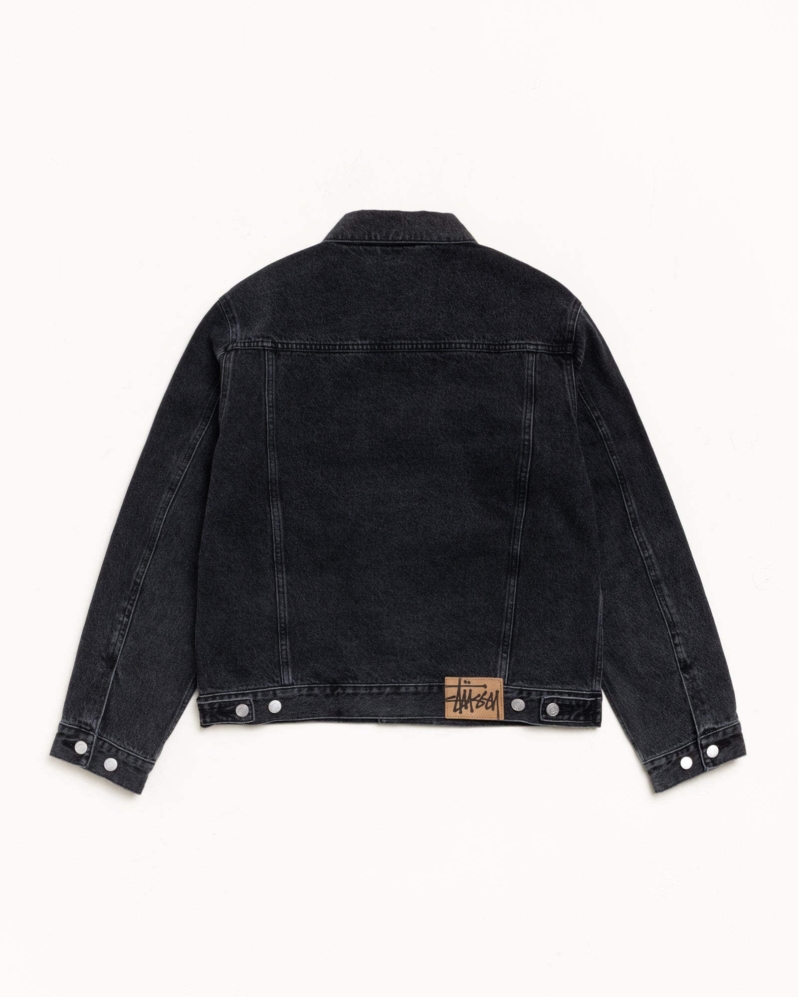 Lined Denim Trucker – Vintage Black | Outerwear | Stüssy