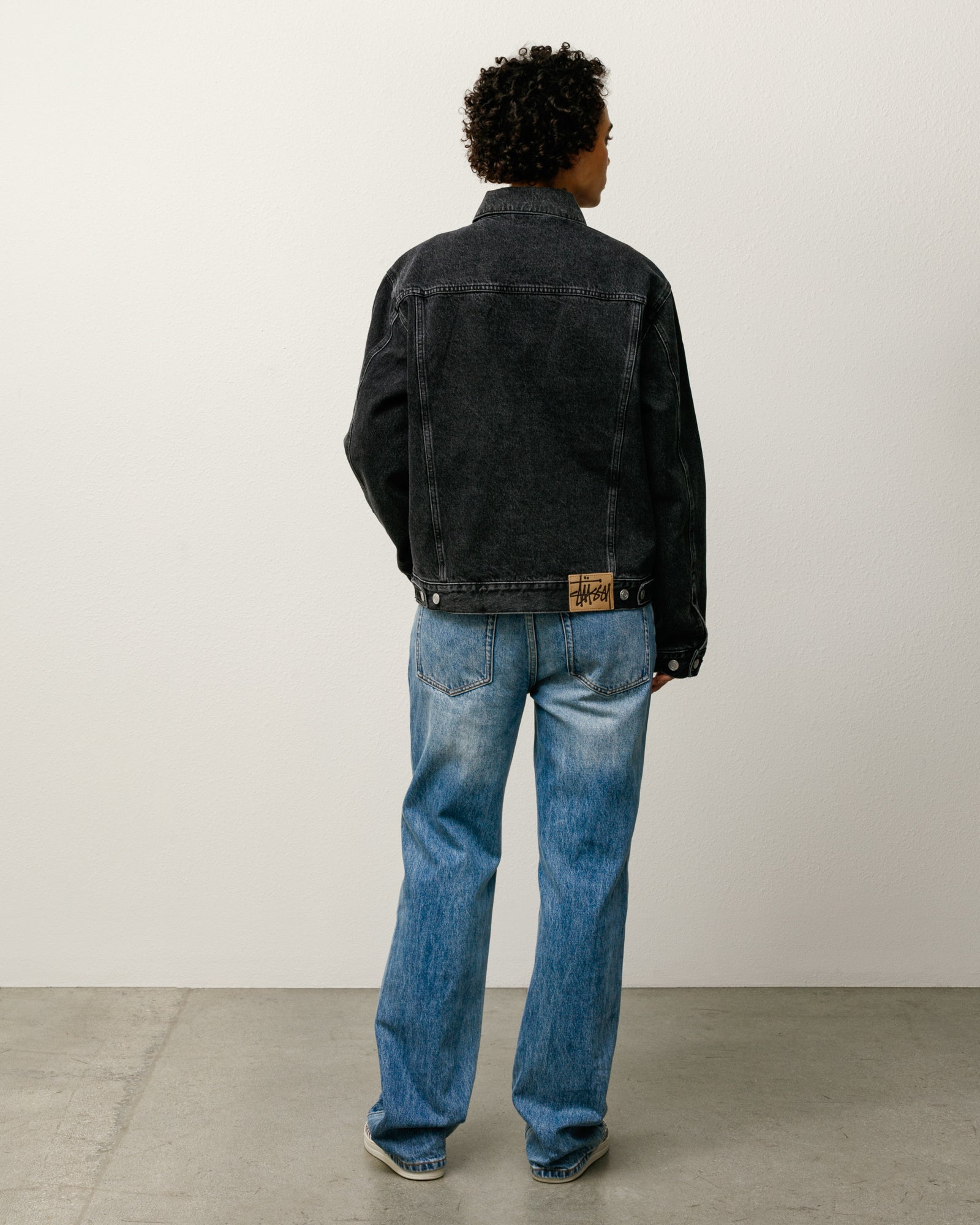 Lined Denim Trucker – Vintage Black | Outerwear | Stüssy