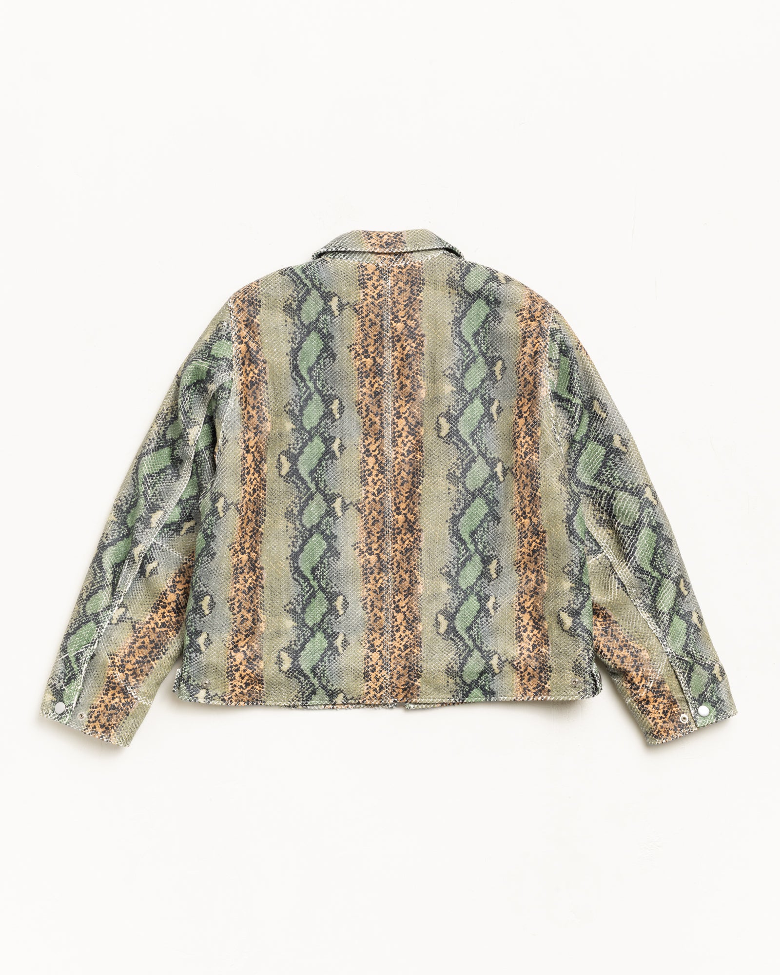 Garage Jacket Leather – Snake | Outerwear | Stüssy