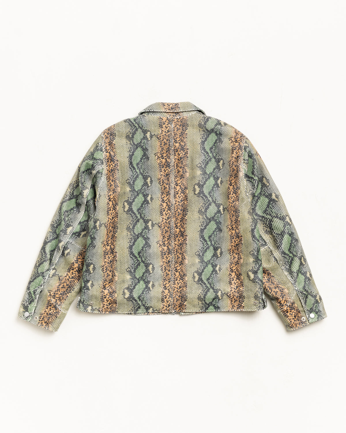 Garage Jacket Leather – Snake | Outerwear | Stüssy