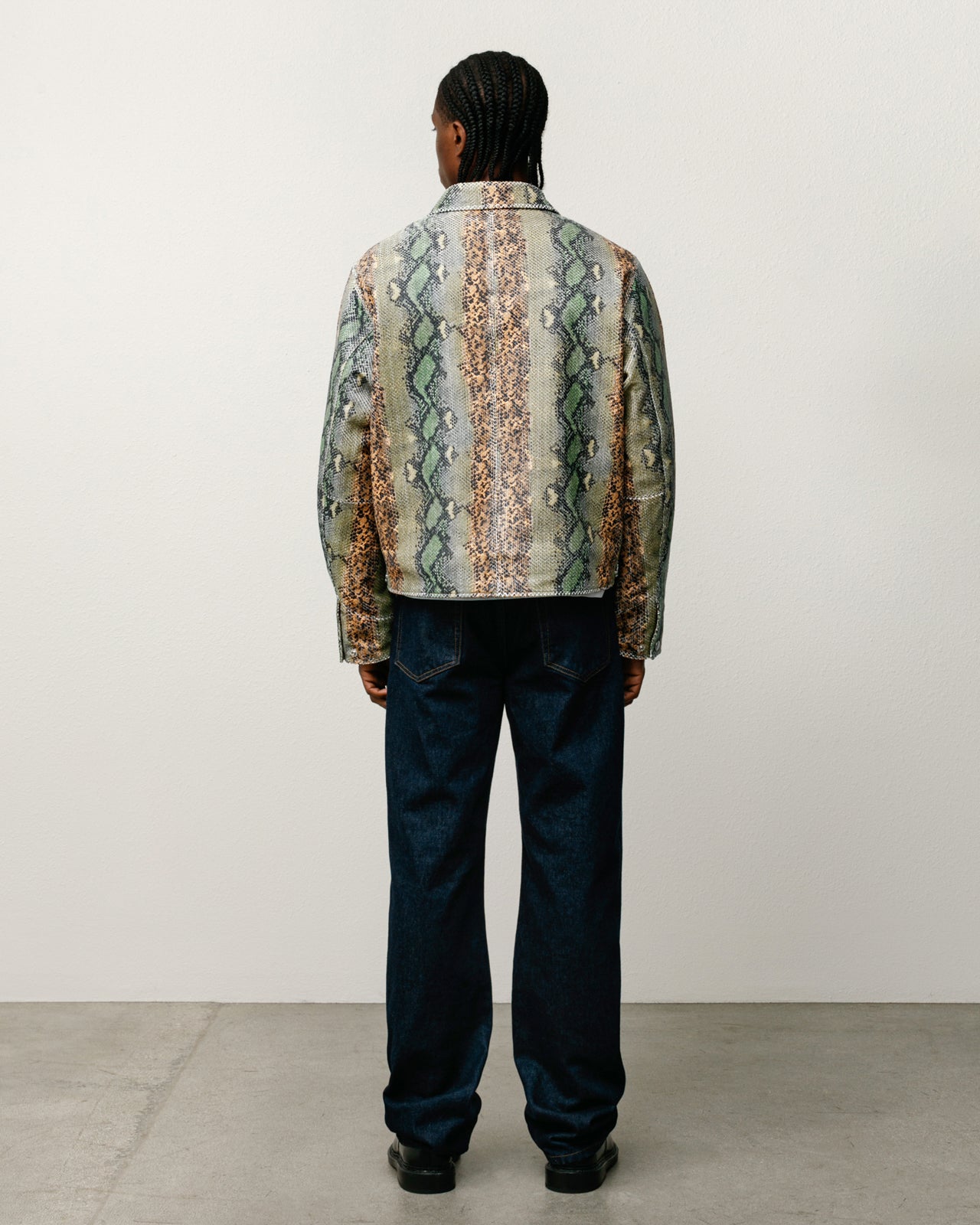 Garage Jacket Leather – Snake | Outerwear | Stüssy