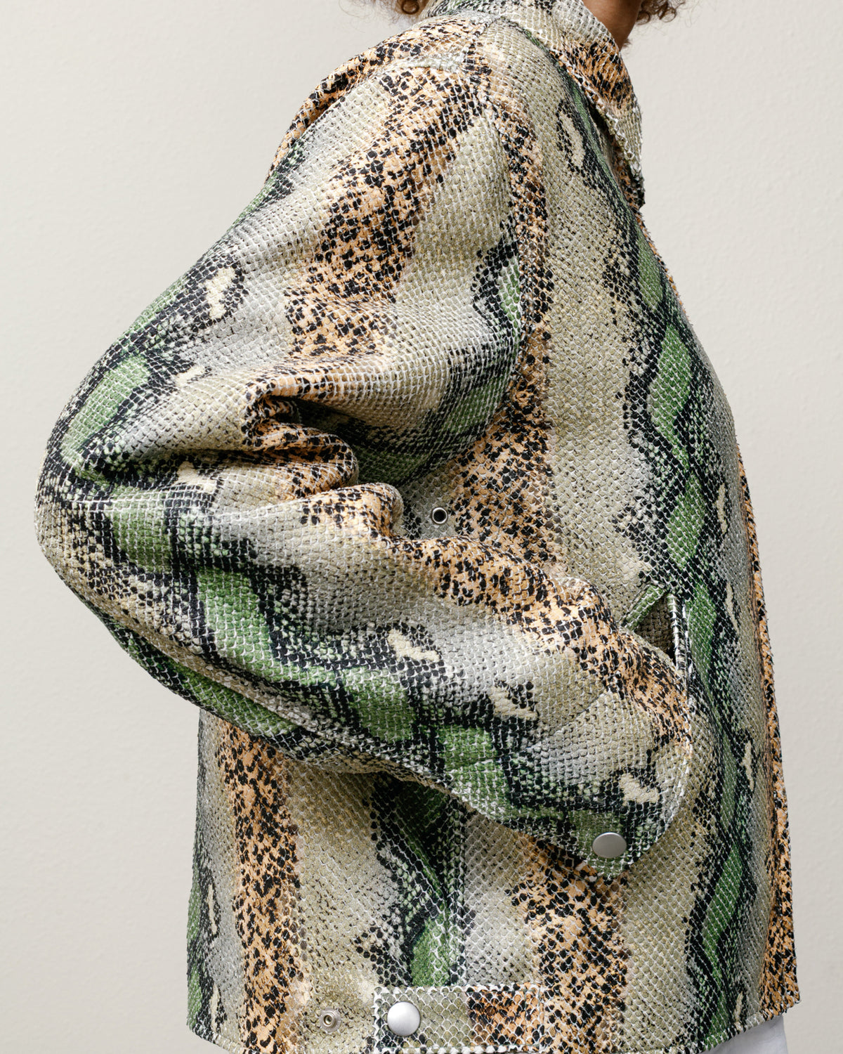 Garage Jacket Leather – Snake | Outerwear | Stüssy