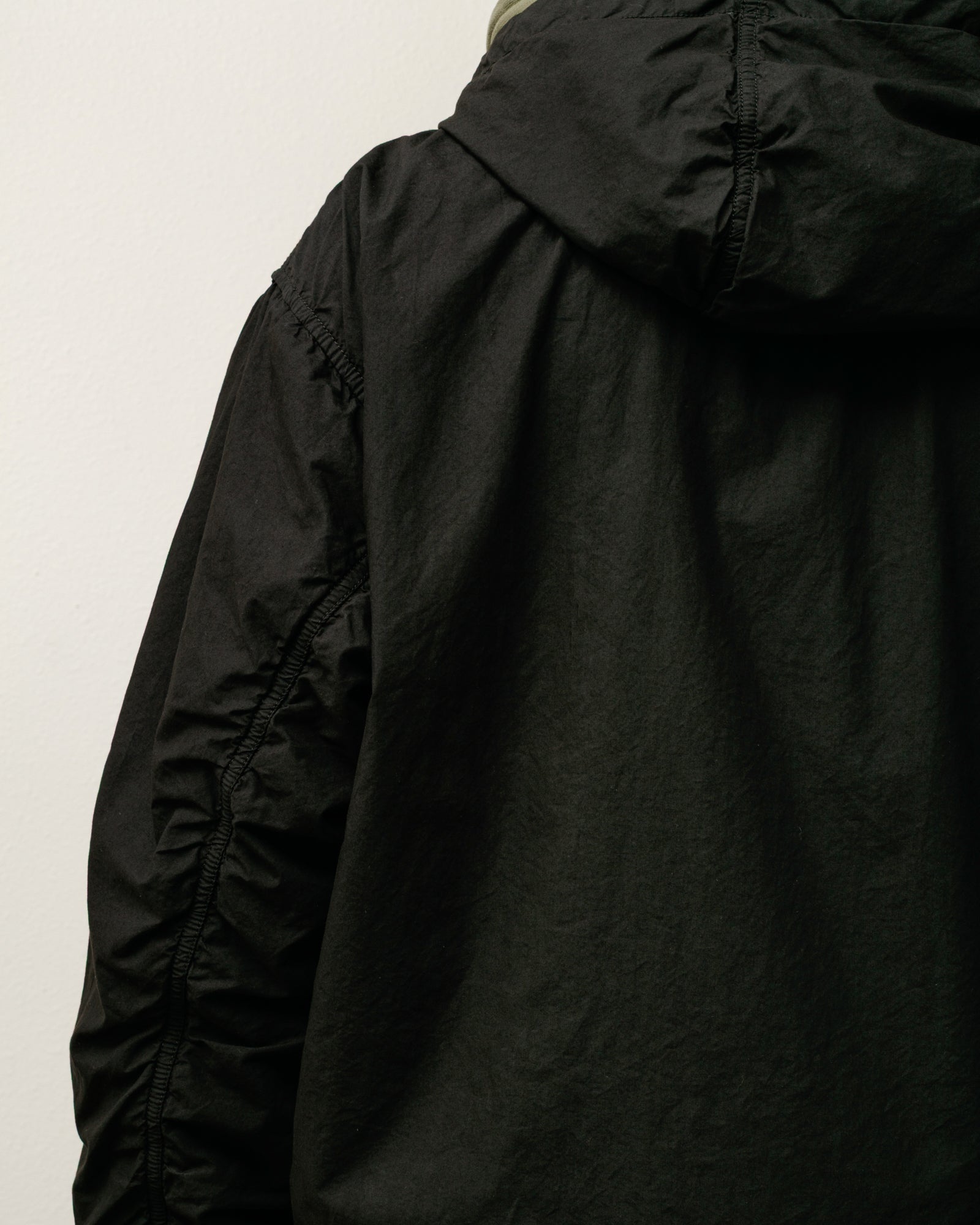 Double Cotton Hooded Jacket – Black | Outerwear | Stüssy