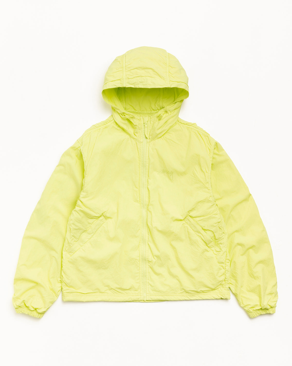 Double Cotton Hooded Jacket – Lime | Outerwear | Stüssy