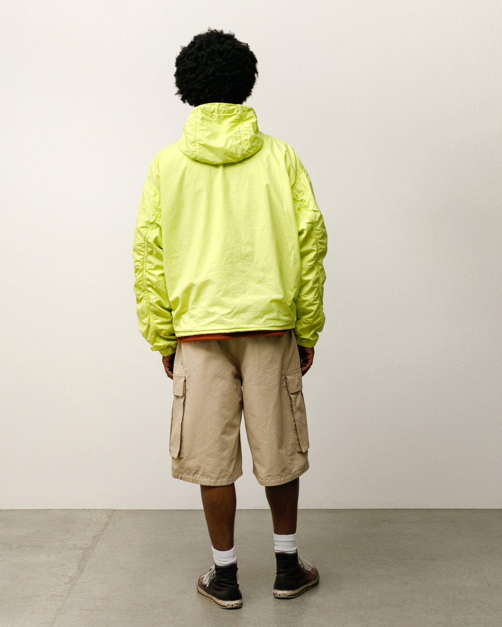 Double Cotton Hooded Jacket – Lime | Outerwear | Stüssy