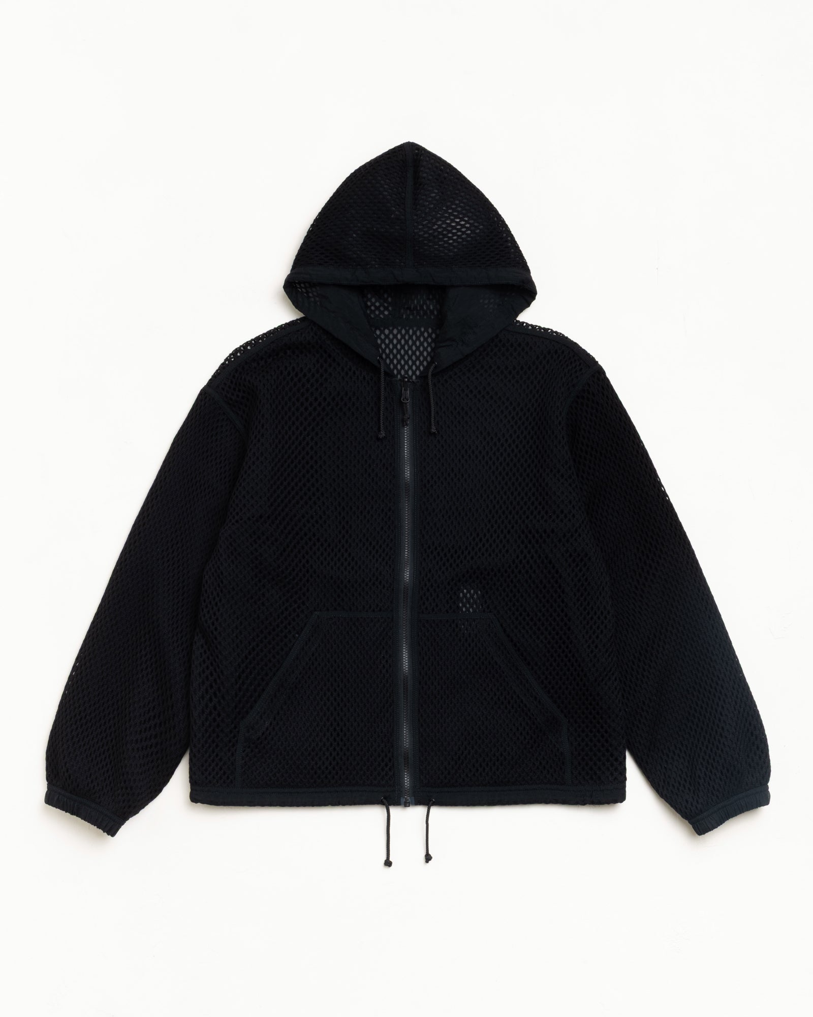 Layered Mesh Reversible Jacket – Black | Outerwear | Stüssy