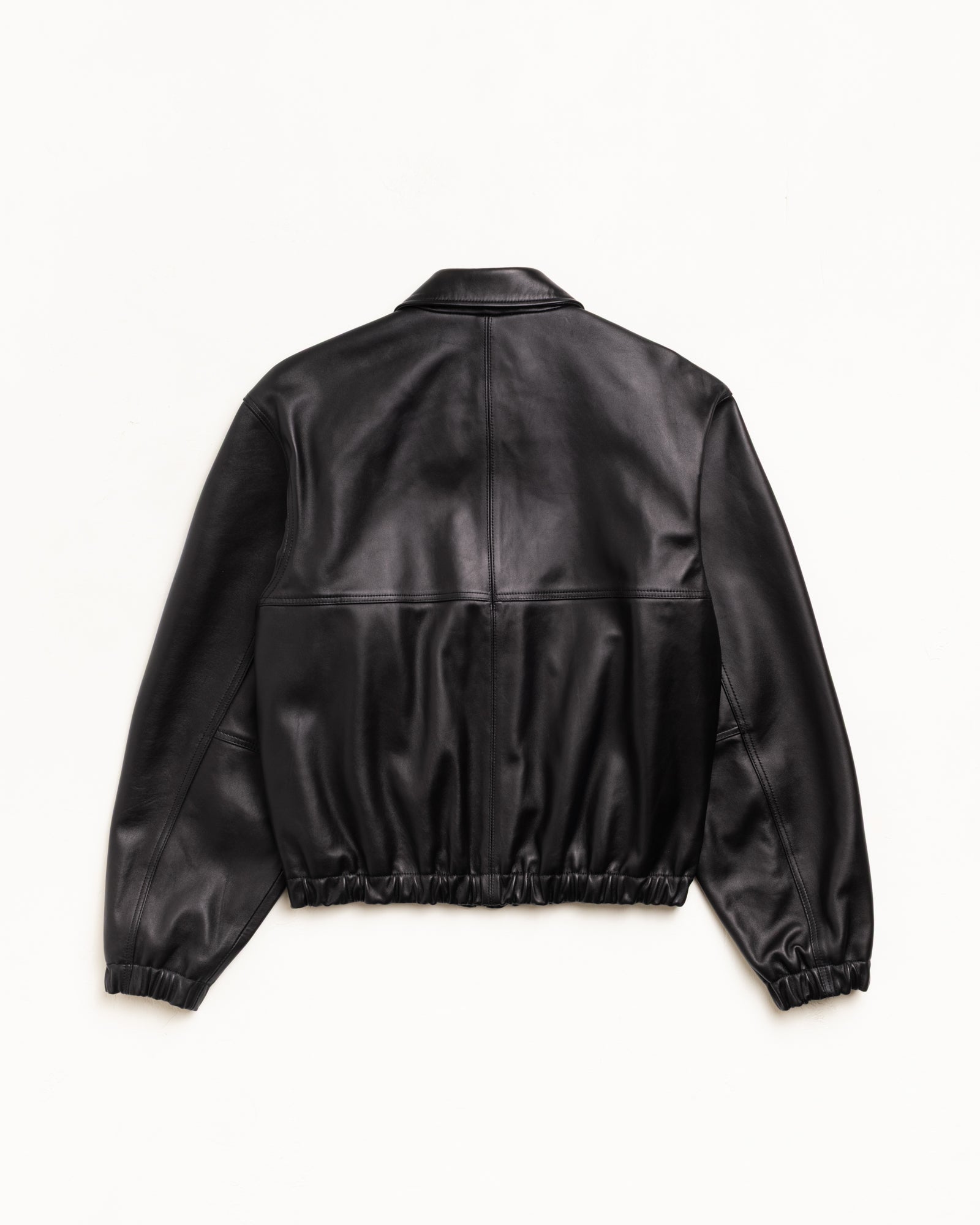 Leather Work Jacket – Black | Outerwear | Stüssy
