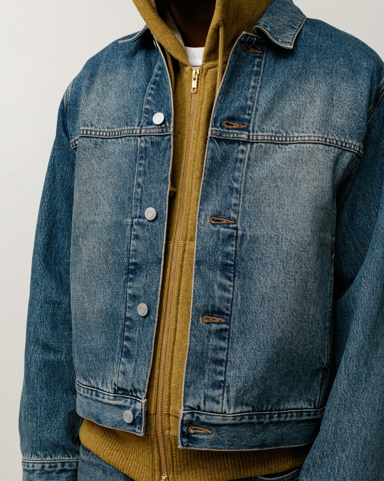 Trucker Jacket Denim – Vintage Mid Wash | Outerwear | Stüssy
