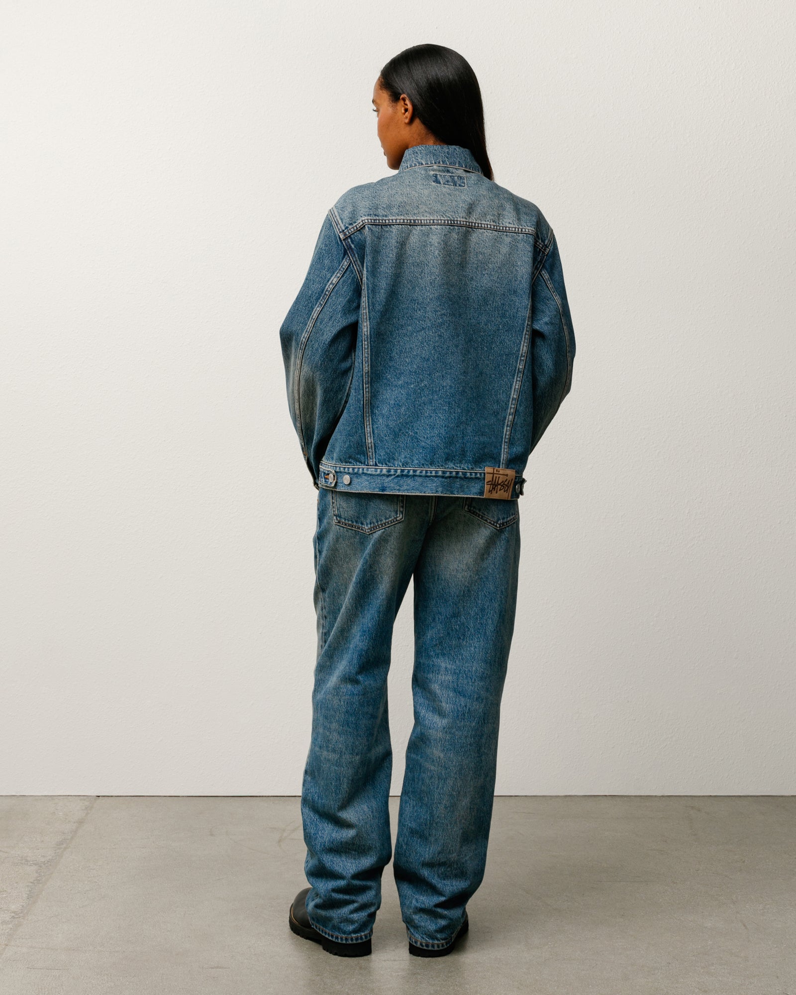 Trucker Jacket Denim – Vintage Mid Wash | Outerwear | Stüssy