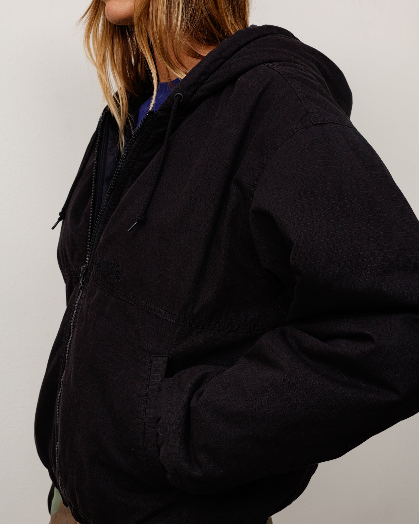 Ripstop Work Jacket - Black | Outerwear | Stüssy