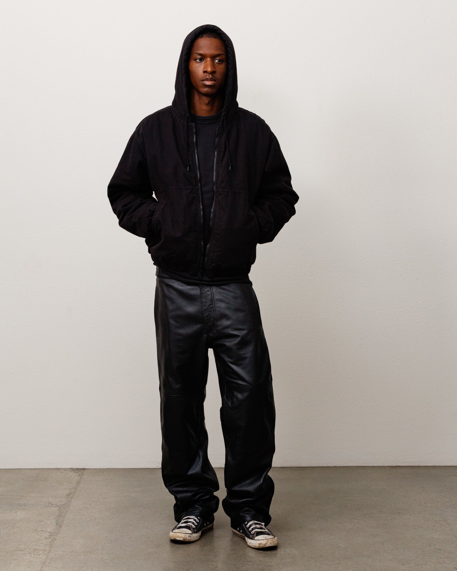 Ripstop Work Jacket - Black | Outerwear | Stüssy
