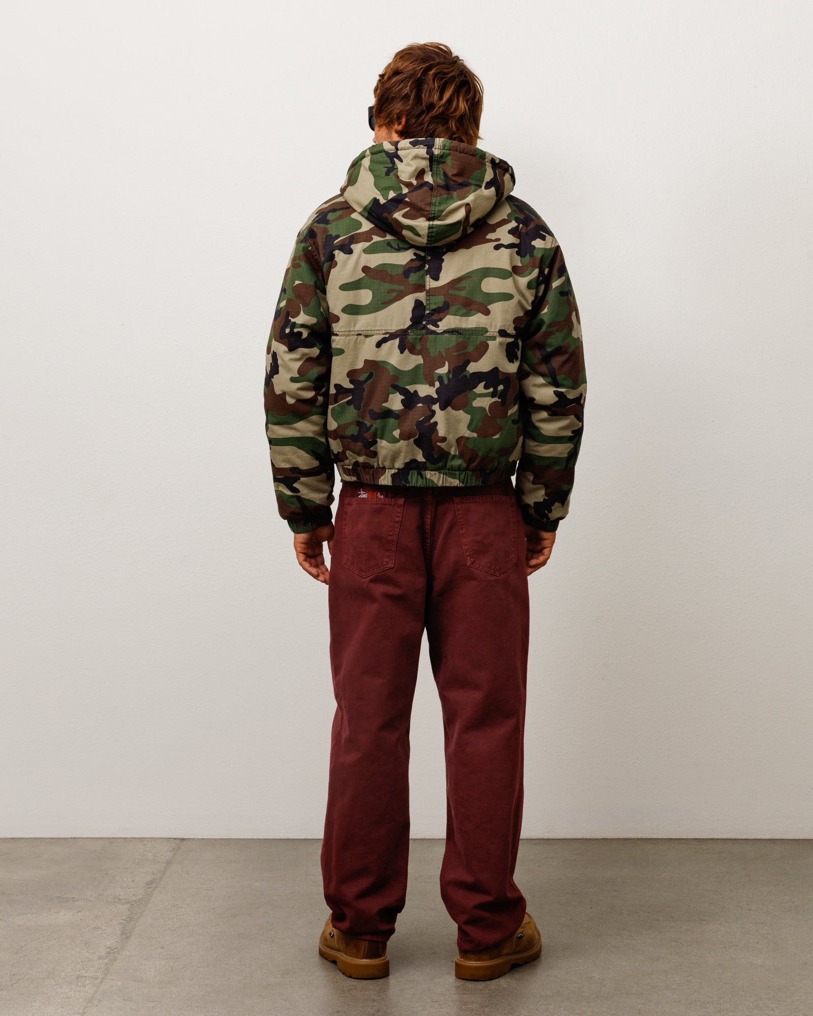 Ripstop Work Jacket - Woodland Camo | Outerwear | Stüssy