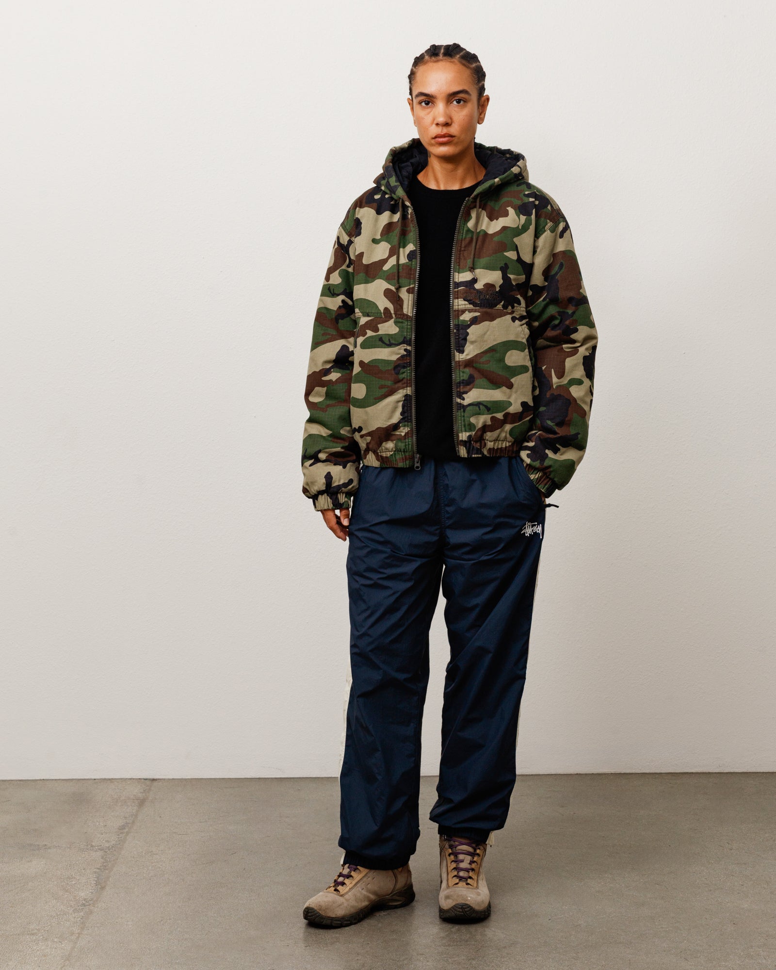 Ripstop Work Jacket - Woodland Camo | Outerwear | Stüssy