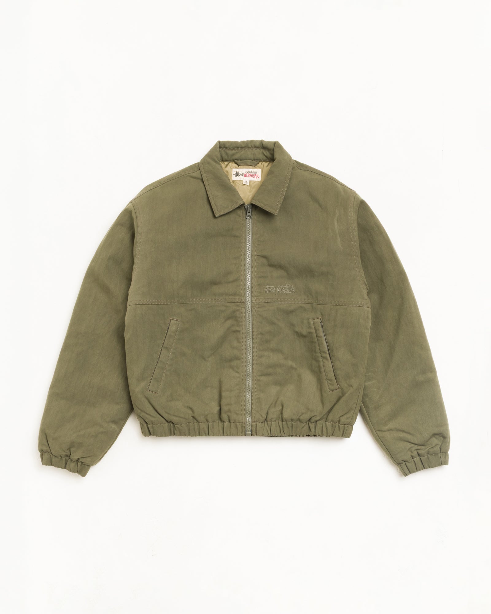 Nyco Collared Work Jacket - Green | Outerwear | Stüssy