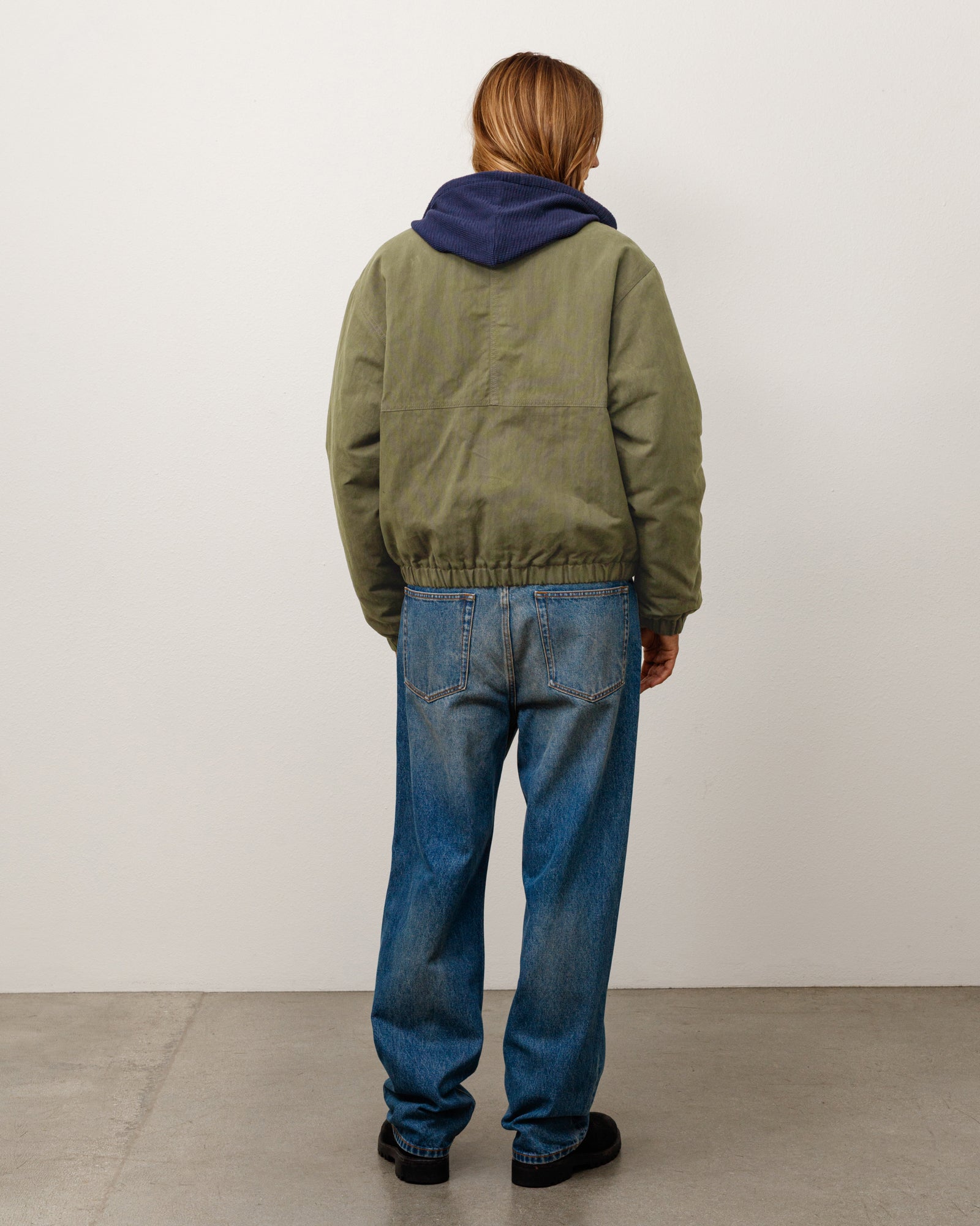 Nyco Collared Work Jacket - Green | Outerwear | Stüssy