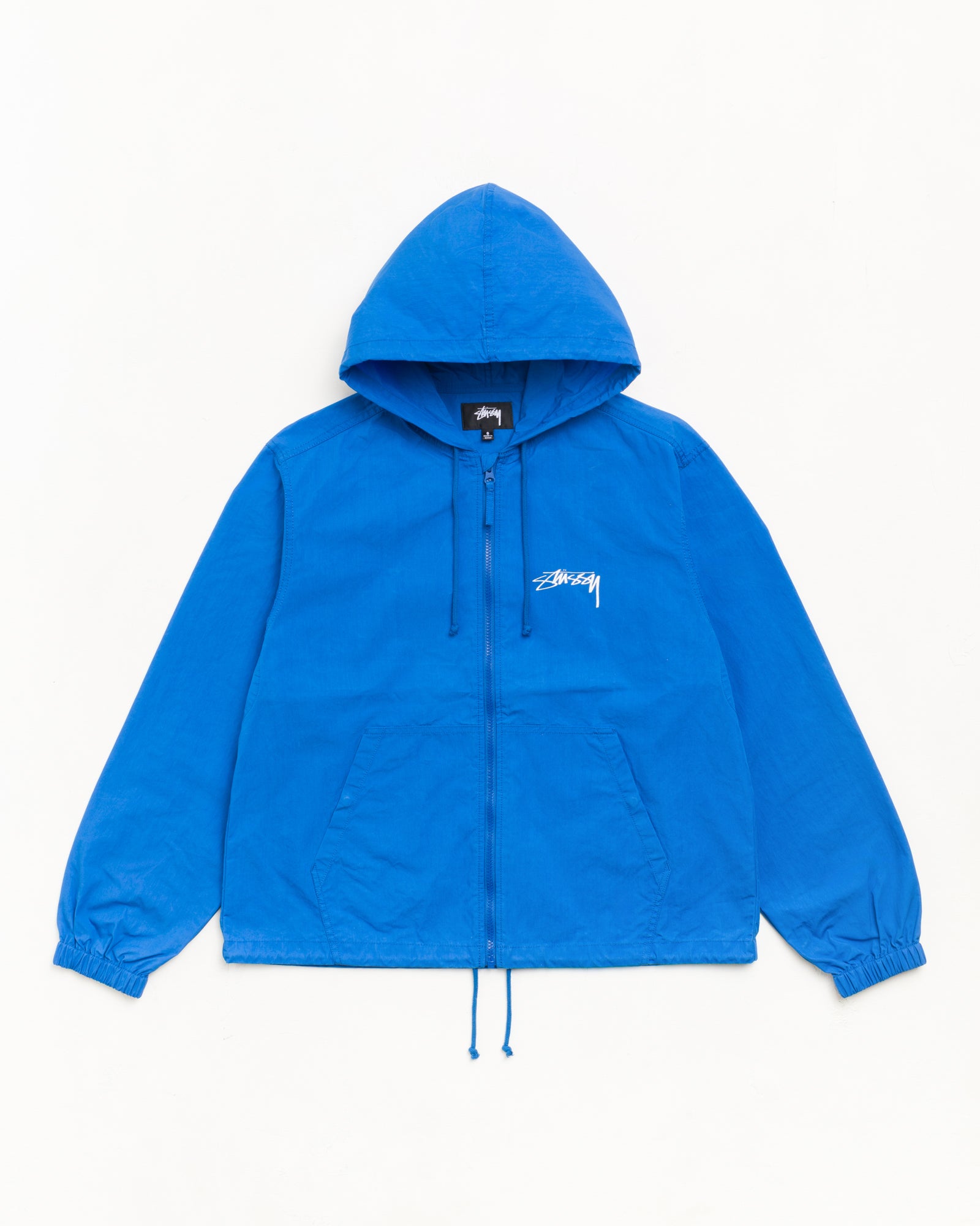 Waxed Cotton Beach Shell - Blue | Outerwear | Stüssy